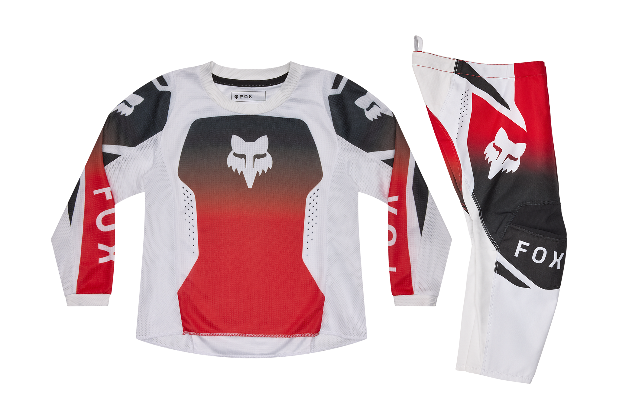 Fox Mini Motocross Gear 2026 180 Shield - Fluo Red