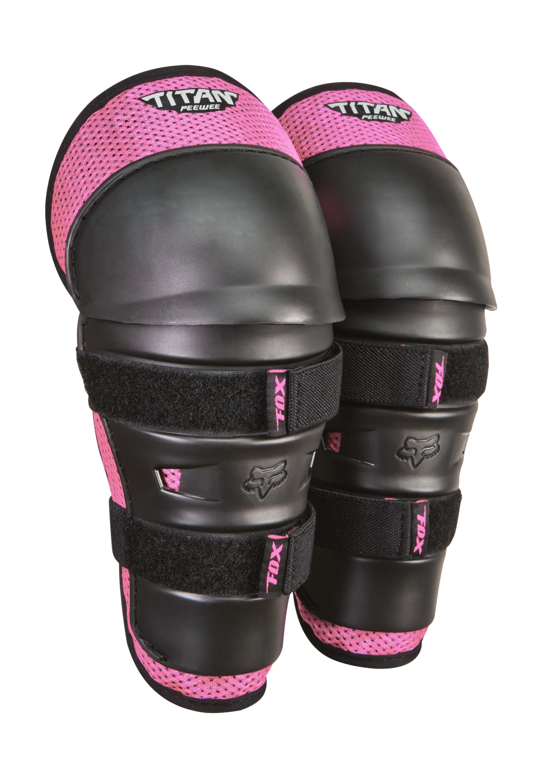 Fox Mini Knee Guards PeeWee Titan - Black / Pink