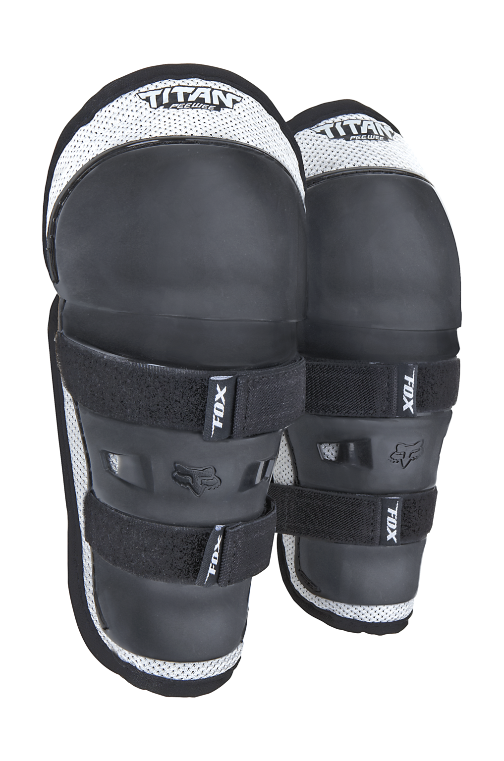 Fox Mini Knee Guards PeeWee Titan - Black / Silver