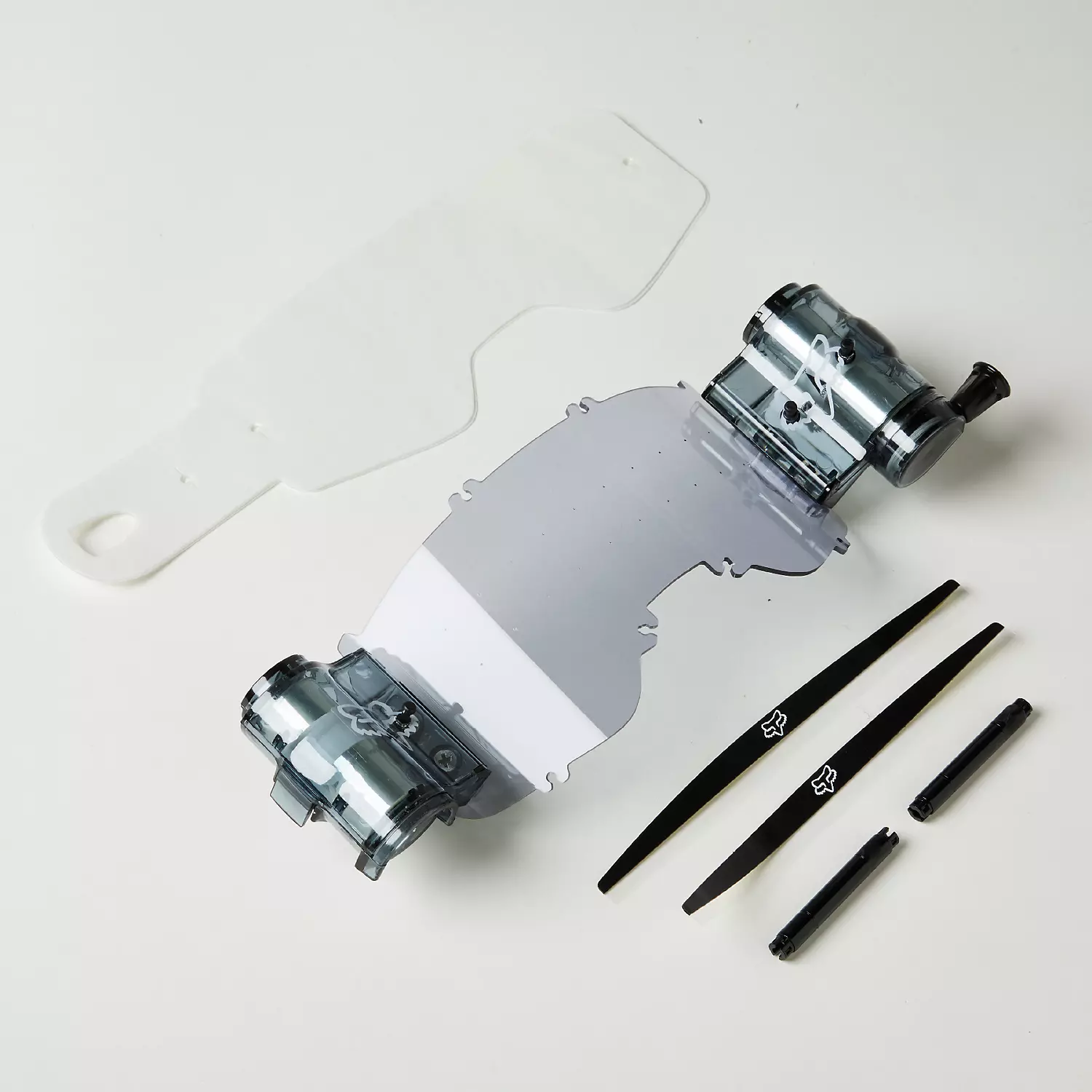 Fox Roll-Off System with Posts Total Vision Airspace I / Main I - Light Grey - 45 mm