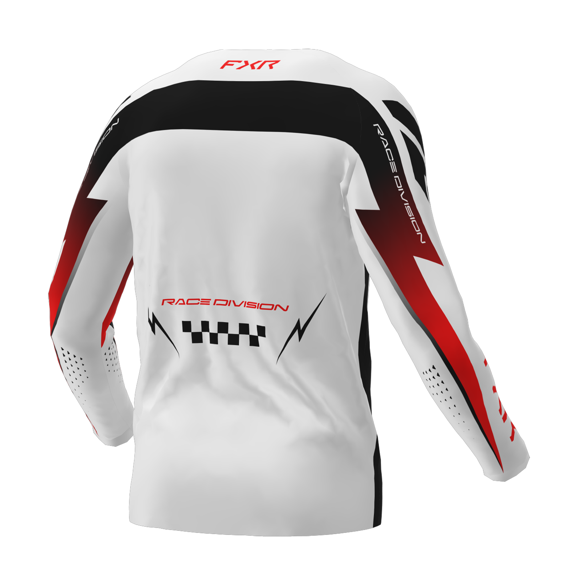 FXR Motocross Jersey 2026 Clutch Pro - White / Red / Black