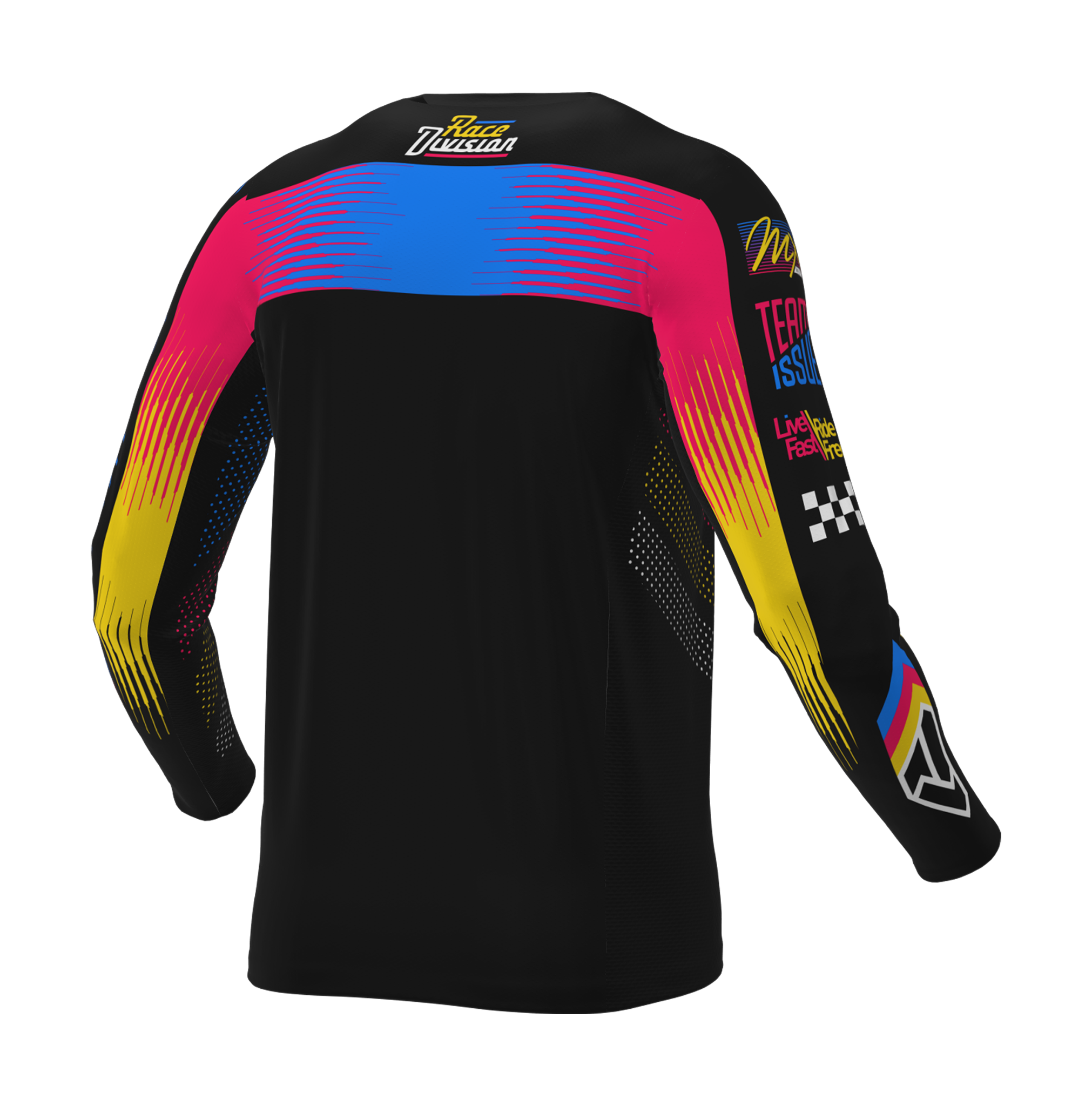 FXR Motocross Jersey 2026 Podium Gladiator - Black / Blue / Razz
