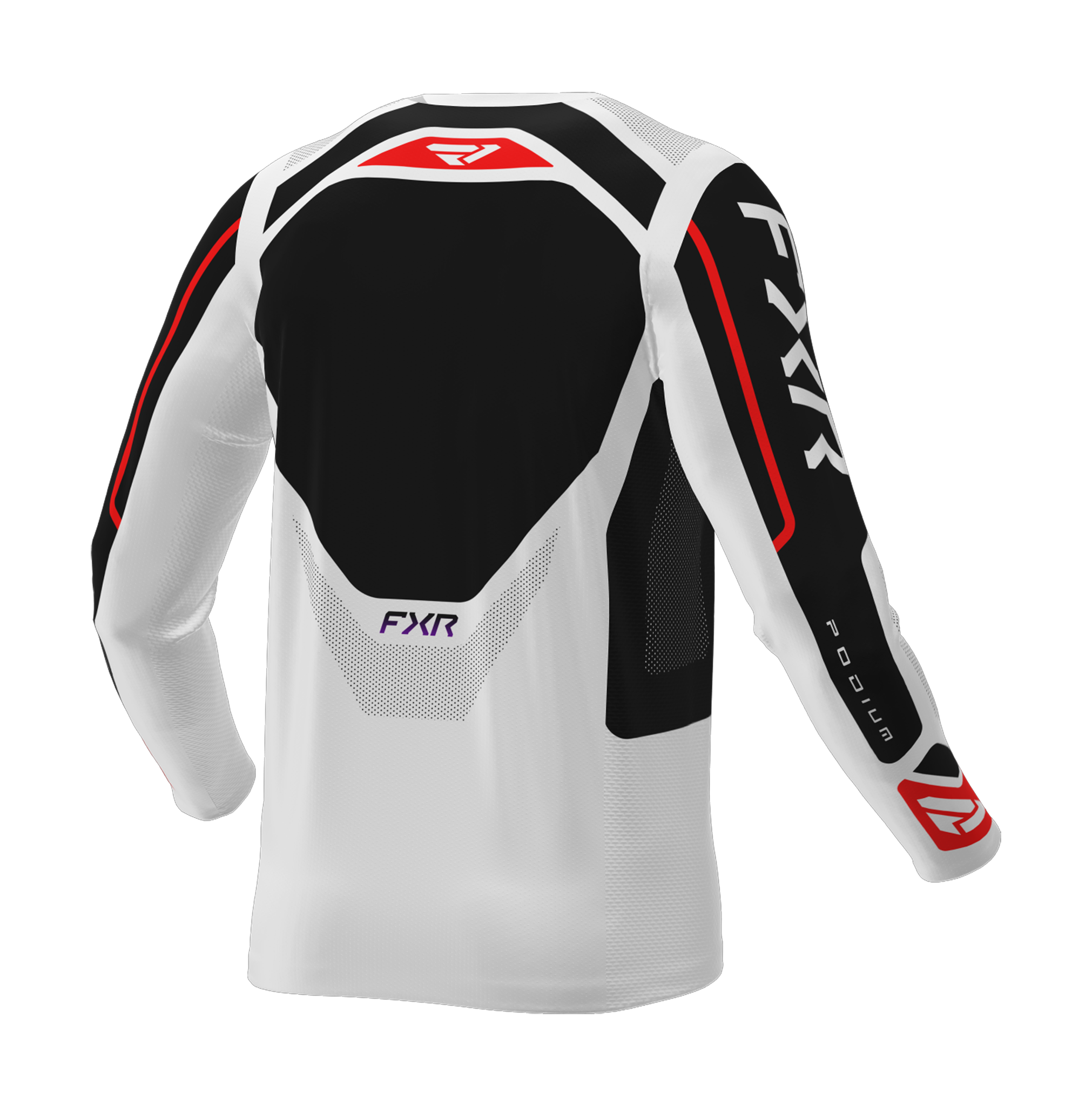 FXR Motocross Jersey 2026 Podium Relay - White / Black / Red