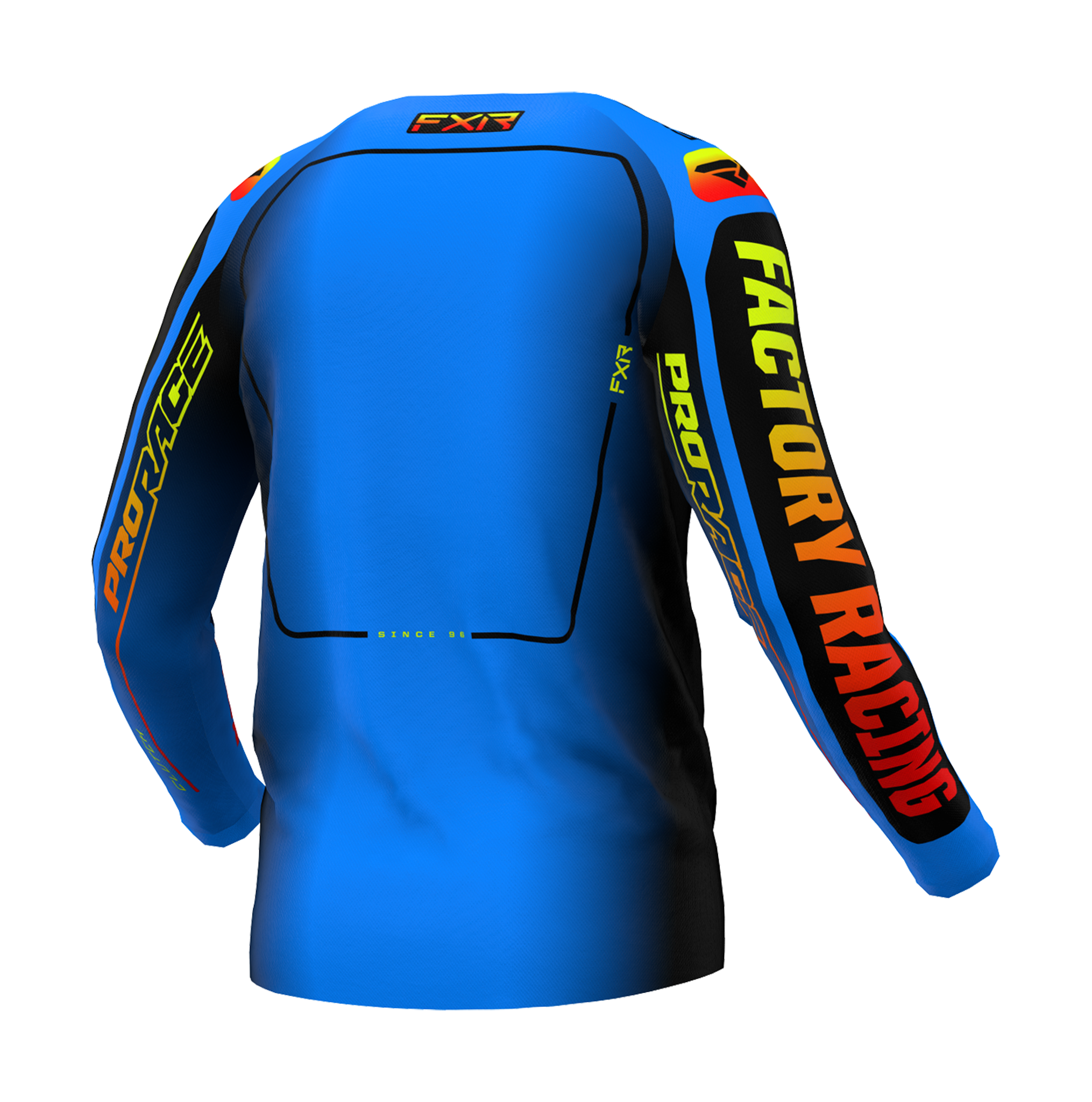 FXR Motocross Jersey Clutch - Blue / Inferno