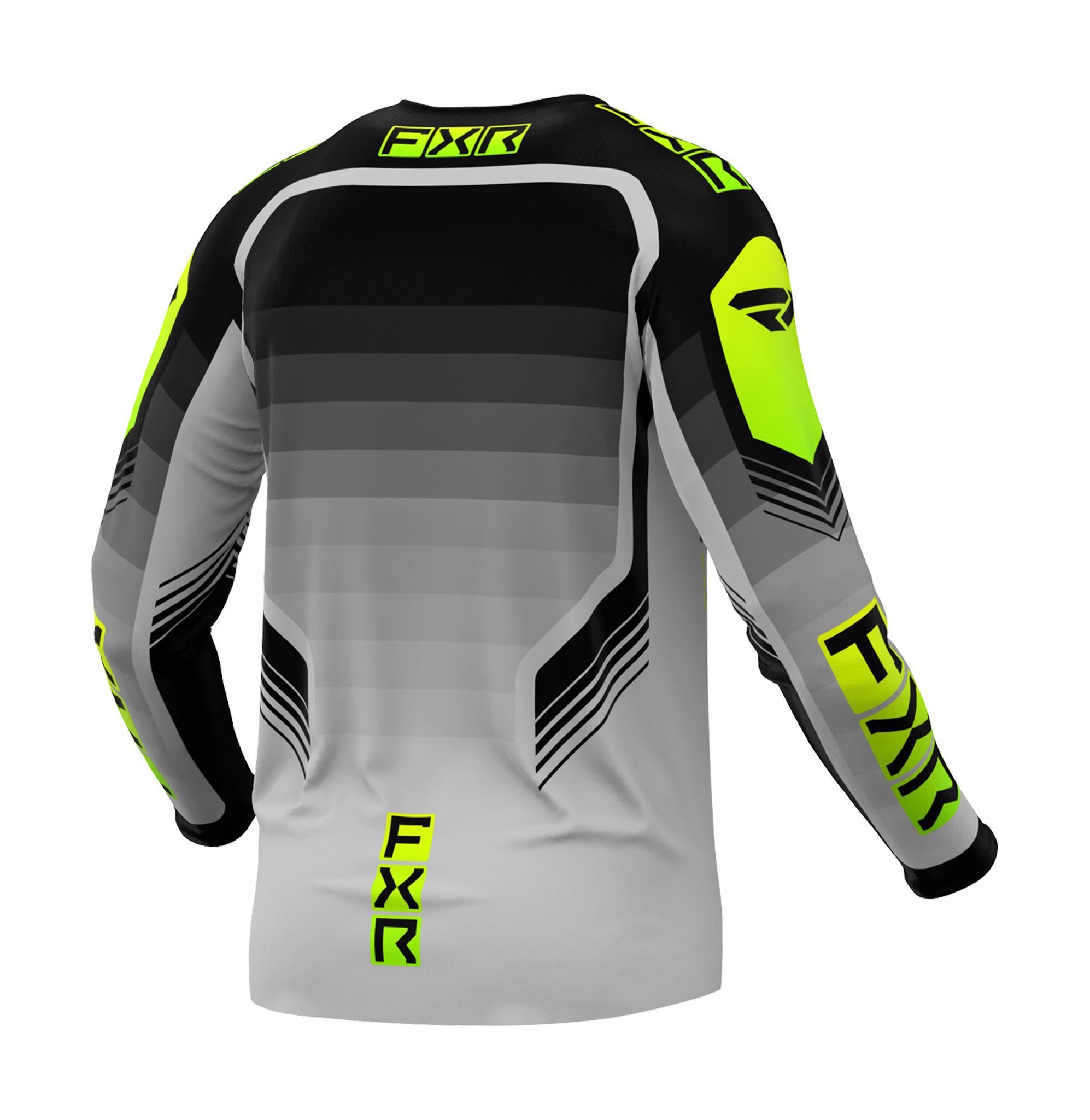 FXR Motocross Jersey Clutch Pro - Grey / HiVis