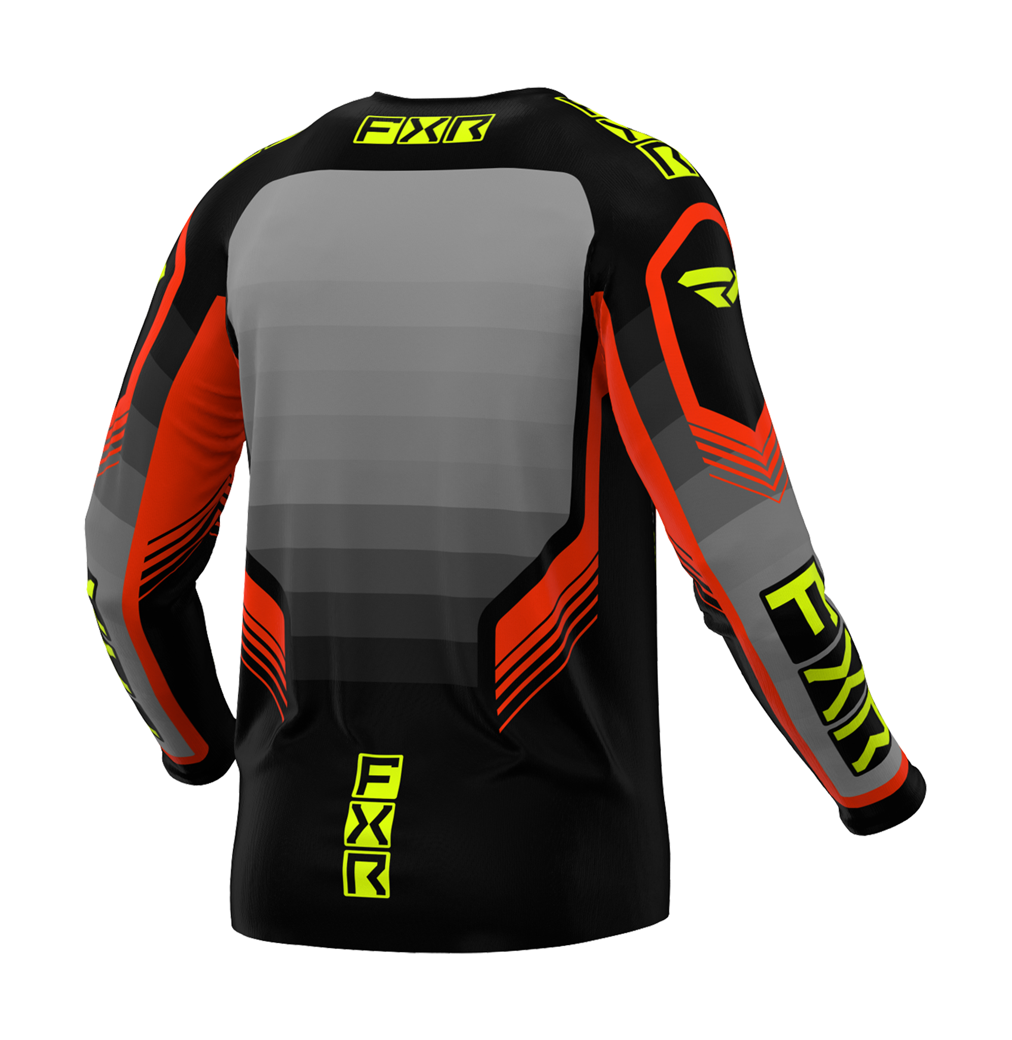 FXR Motocross Jersey Clutch Pro - Grey / Nuke / HiVis
