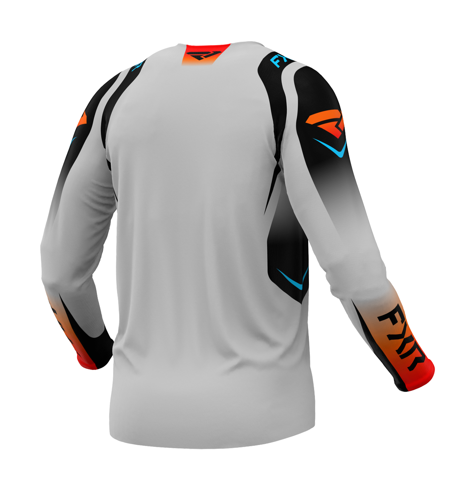 FXR Motocross Jersey Clutch Pro - Grey / Sky / Orange