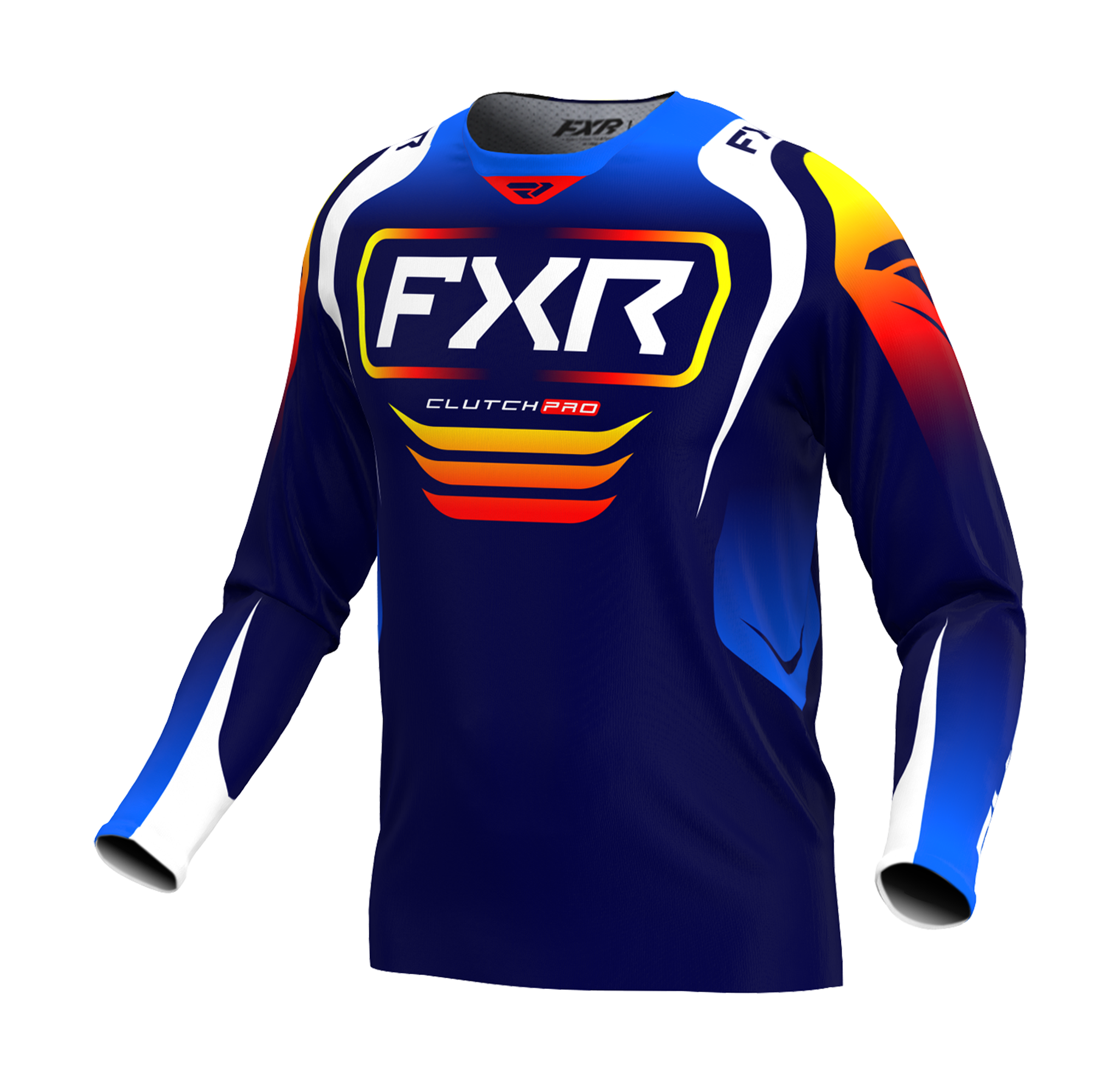 FXR Motocross Jersey Clutch Pro - Navy / Inferno