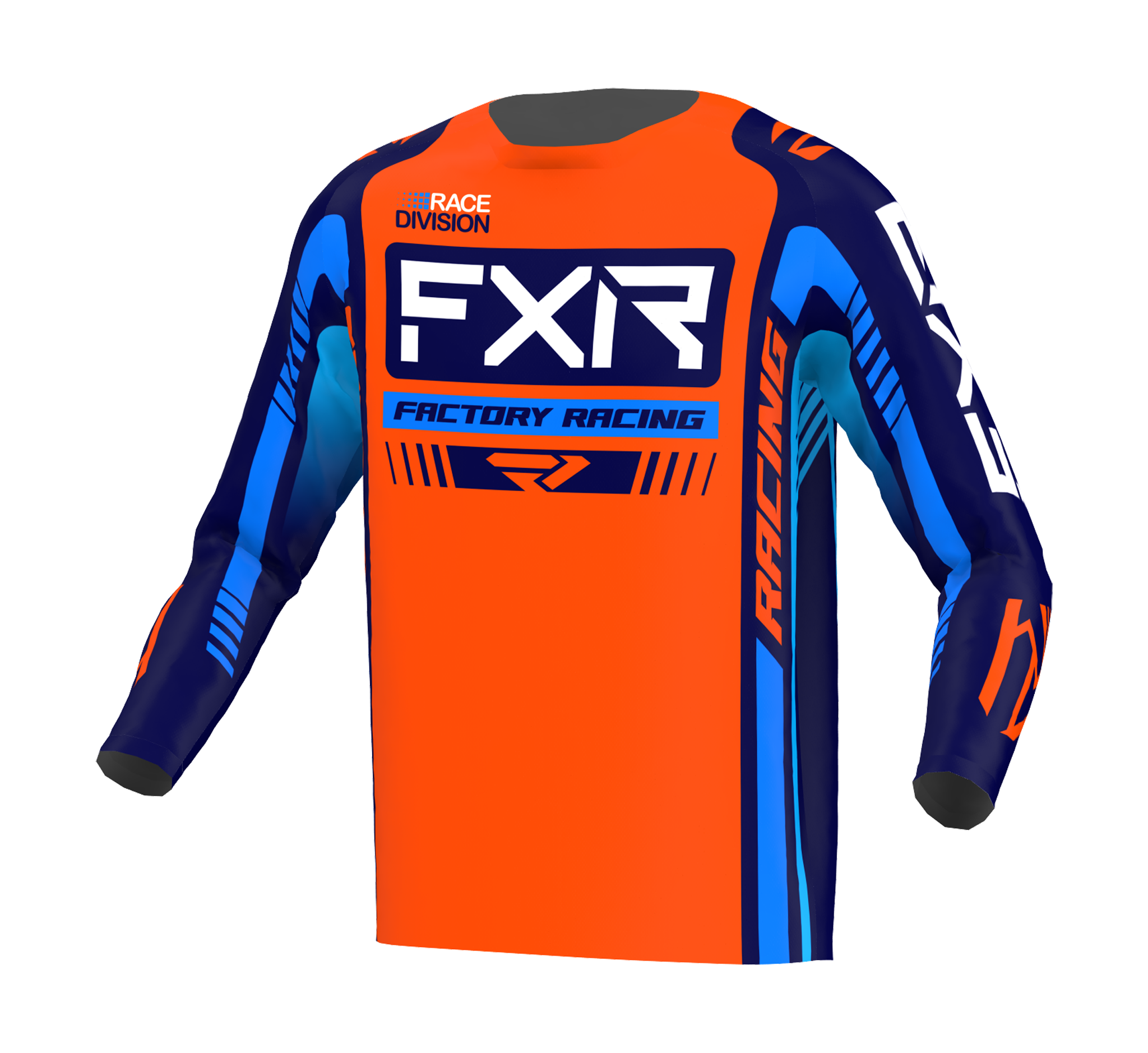 FXR Motocross Jersey Clutch Pro - Orange / Navy