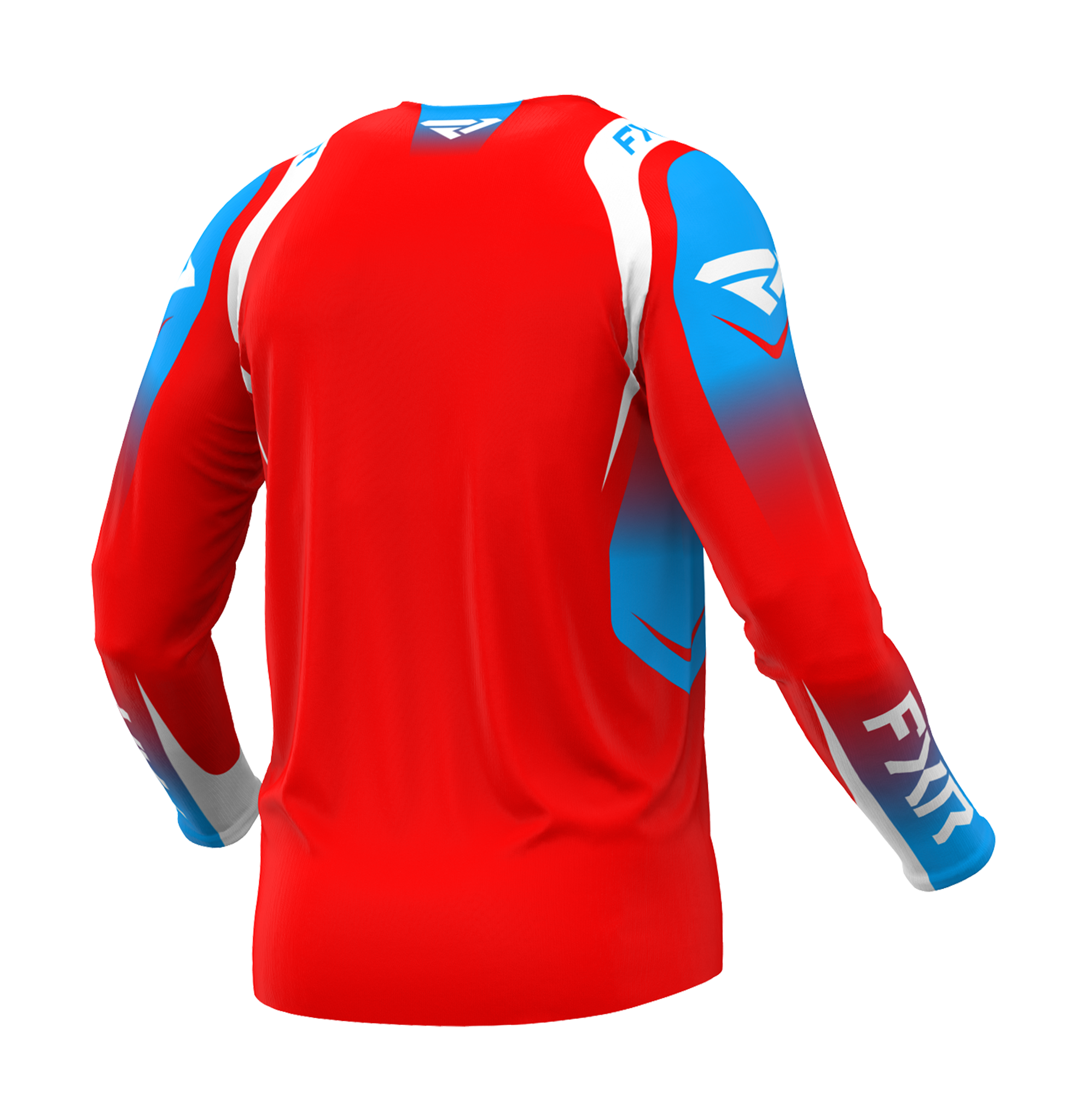 FXR Motocross Jersey Clutch Pro - Red / White / Cyan