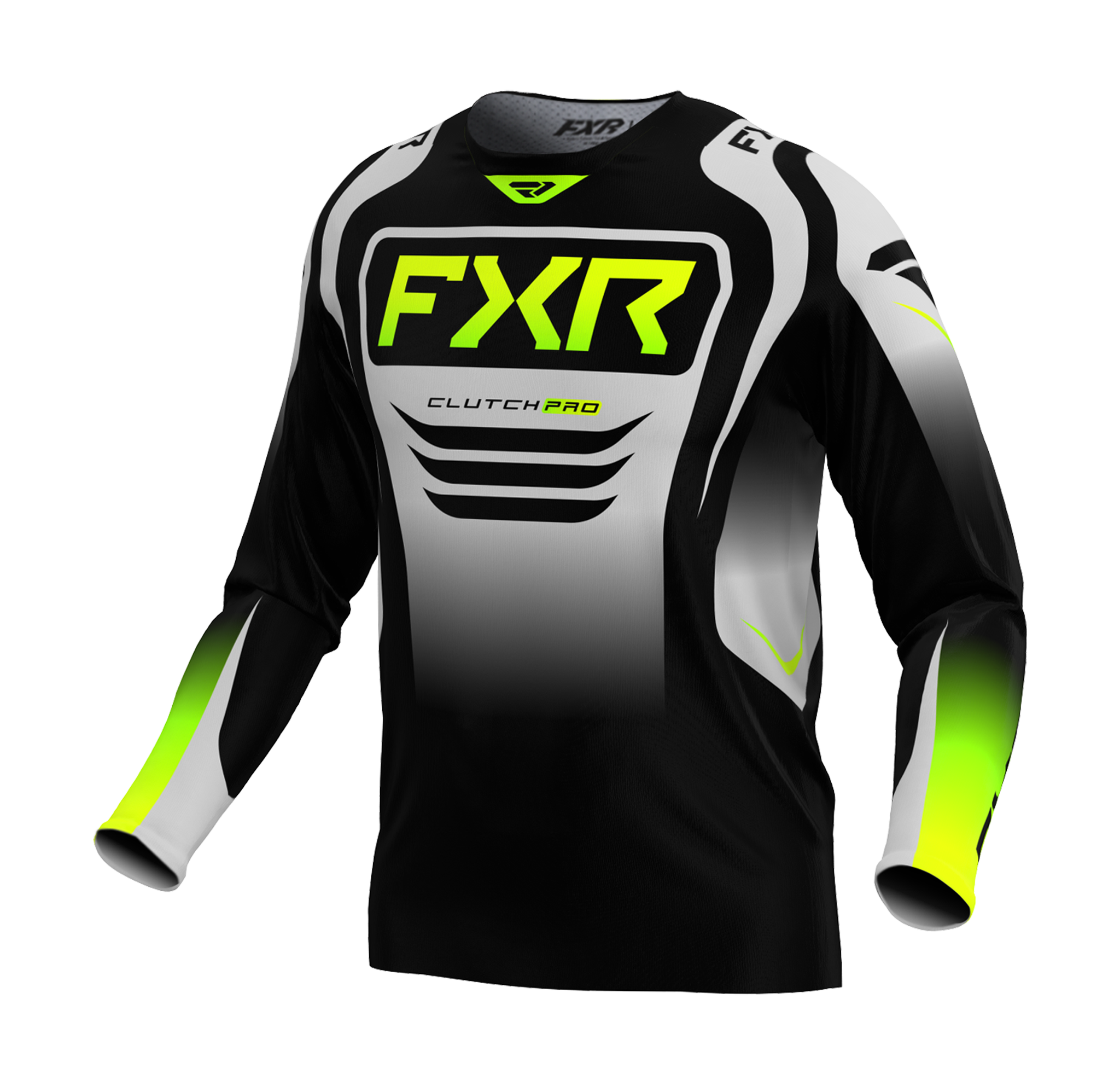 FXR Motocross Gear Clutch Pro - Black / Grey / HiVis