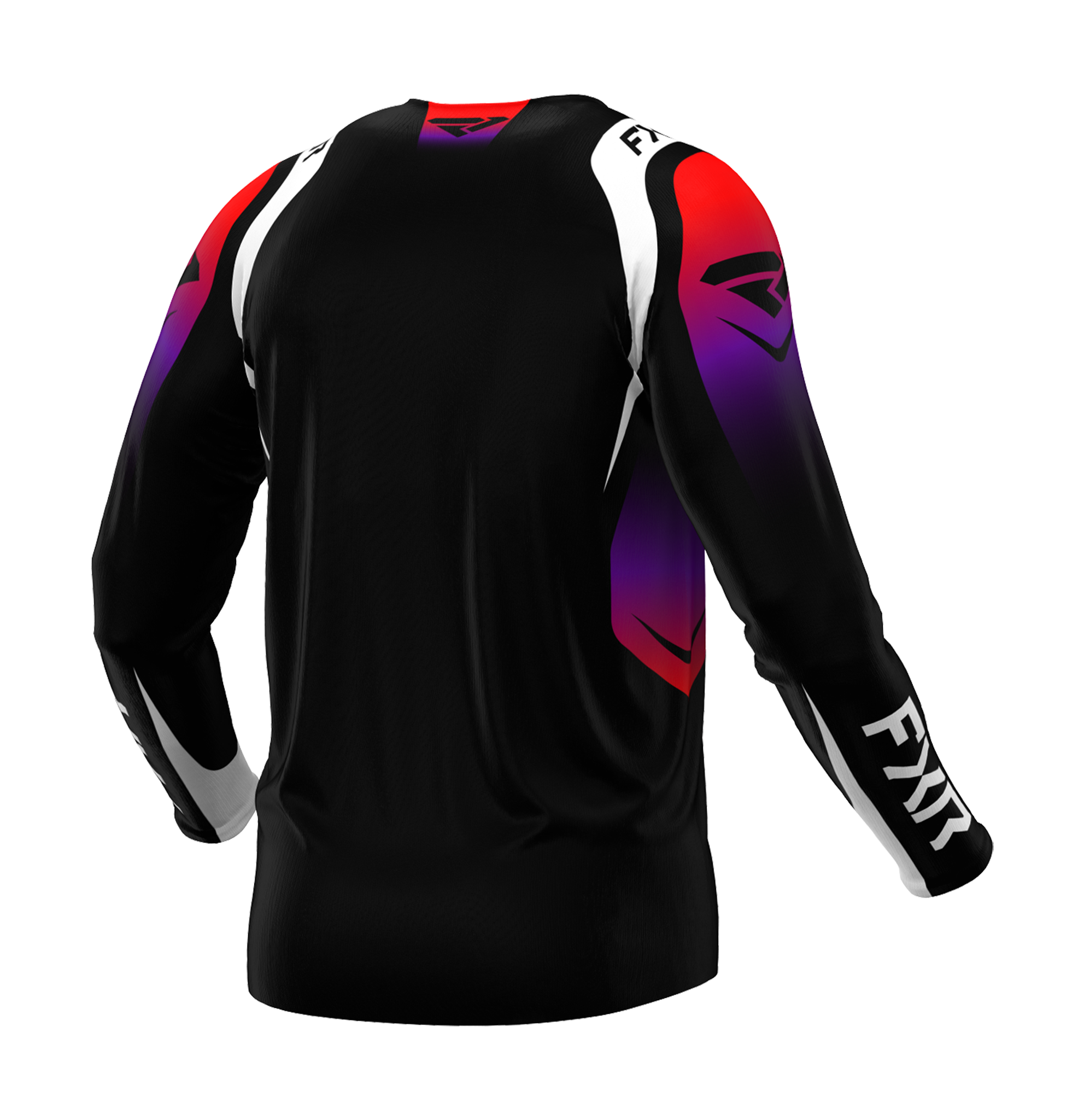 FXR Motocross Jersey Clutch Pro - Black / Red / Purple