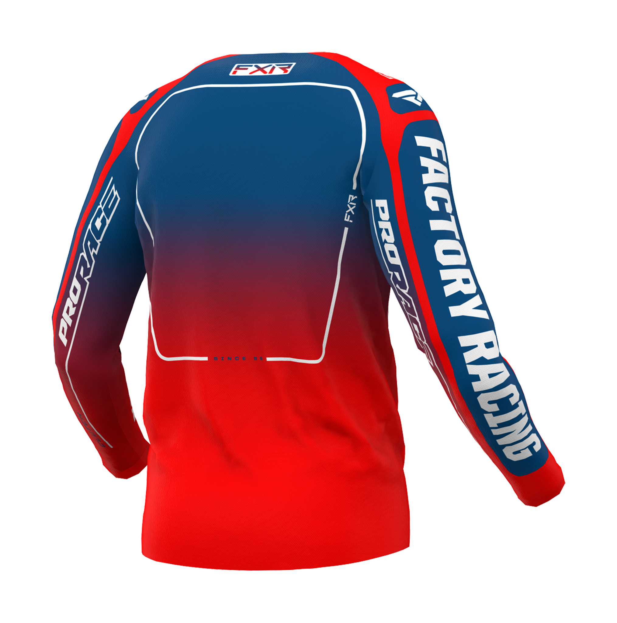 FXR Motocross Jersey Clutch - Slate / Red