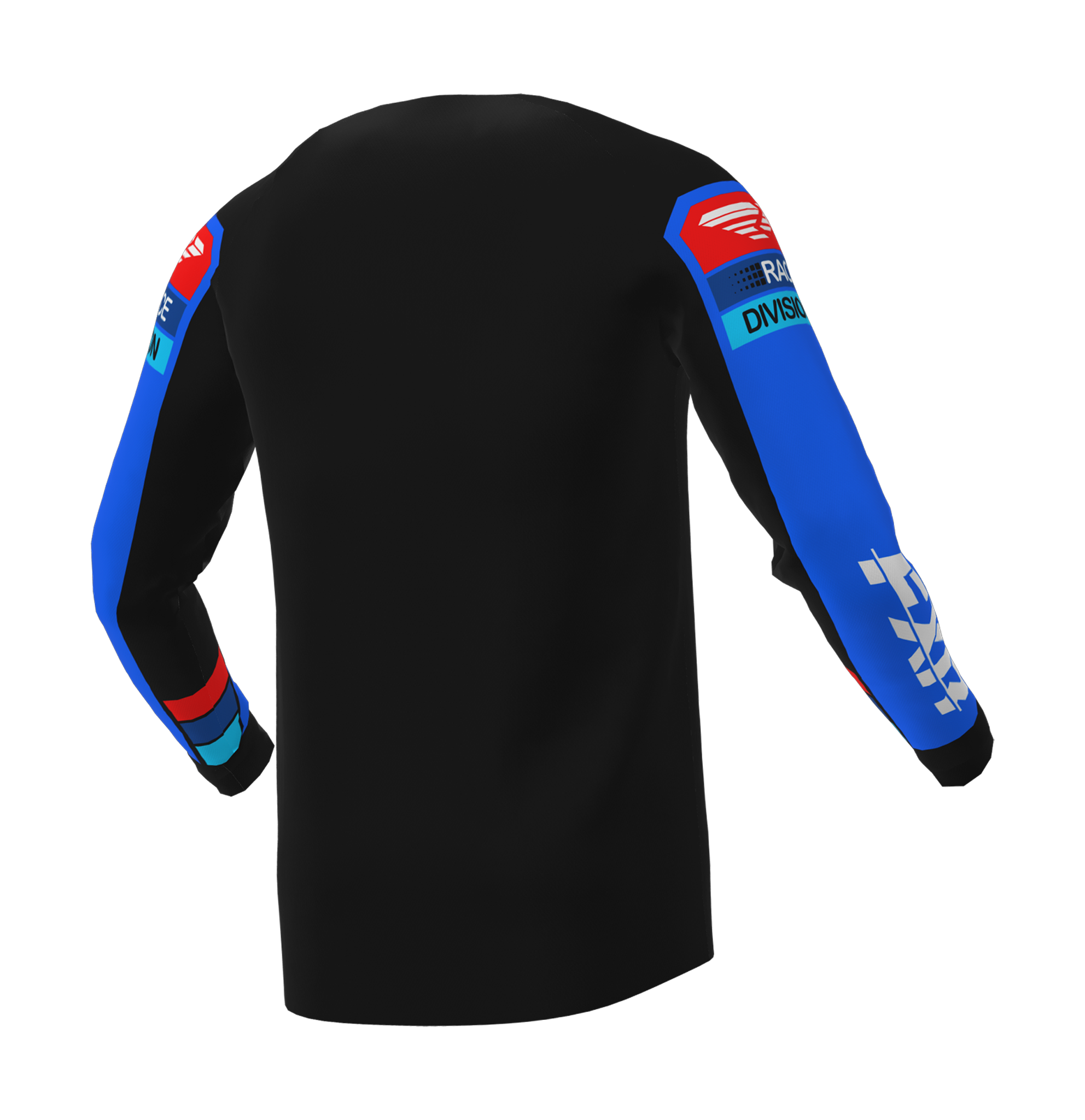 FXR Motocross Jersey Clutch - Black / Blue / Red