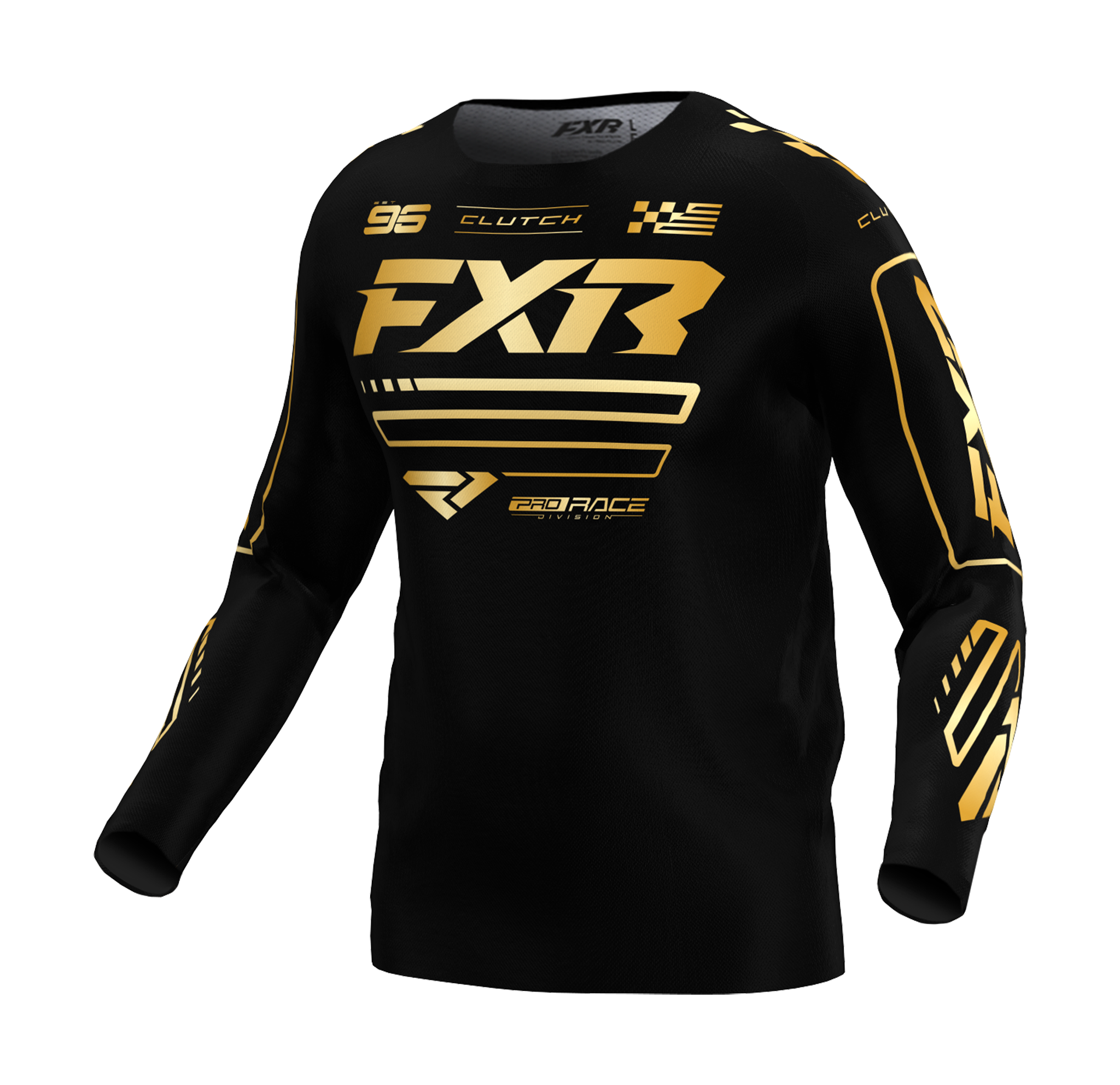 FXR Motocross Jersey Clutch - Black / Gold