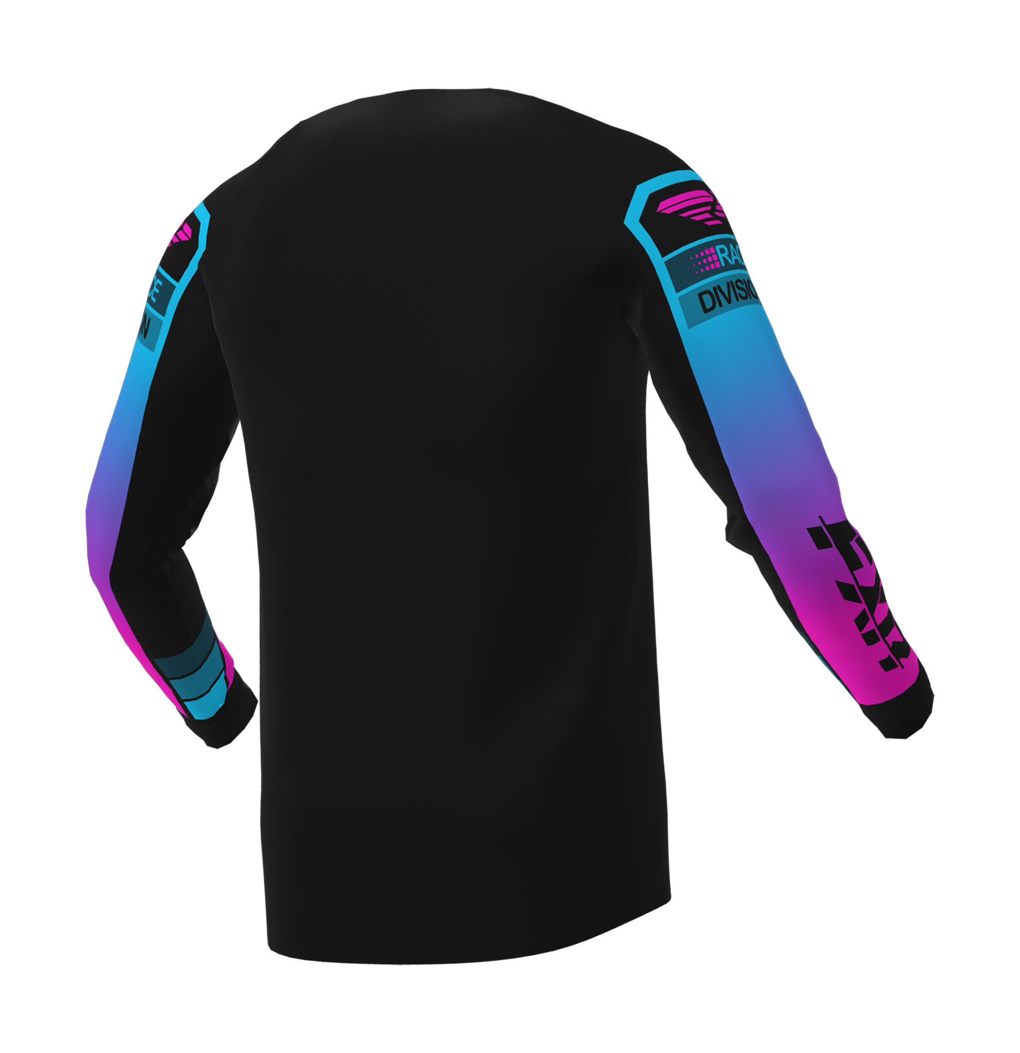 FXR Motocross Jersey Clutch - Black / Sky / Pink