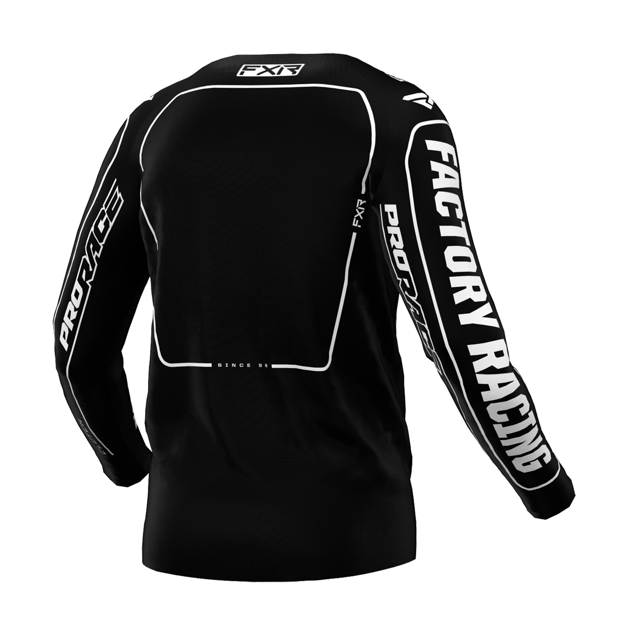 FXR Motocross Jersey Clutch - Black / White