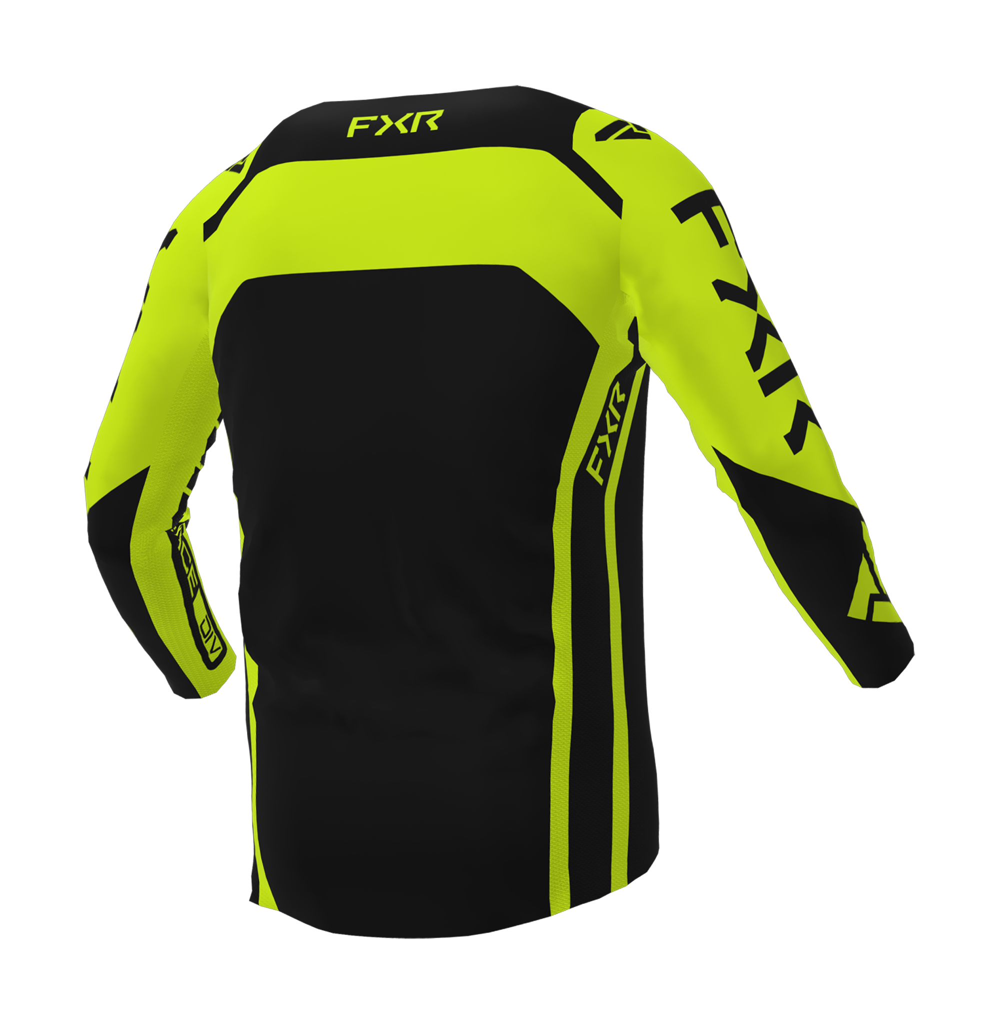 FXR Motocross Jersey Contender - Black / High-vis