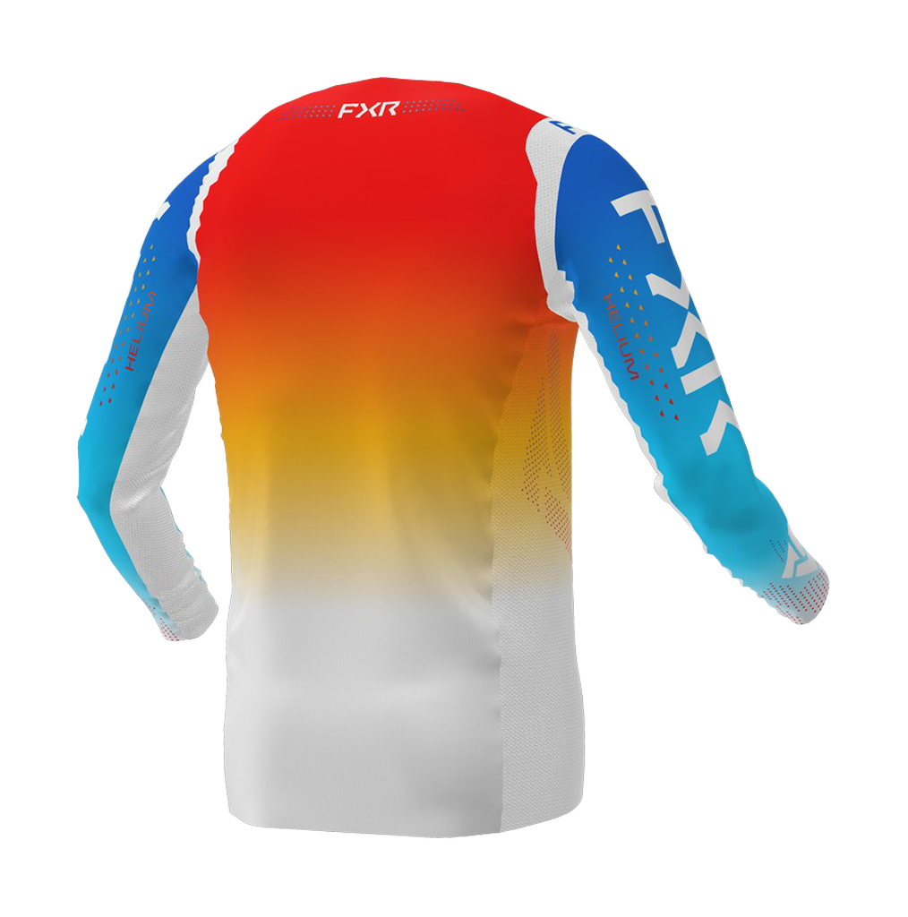 FXR Motocross Jersey Helium - Blue / Tangerine