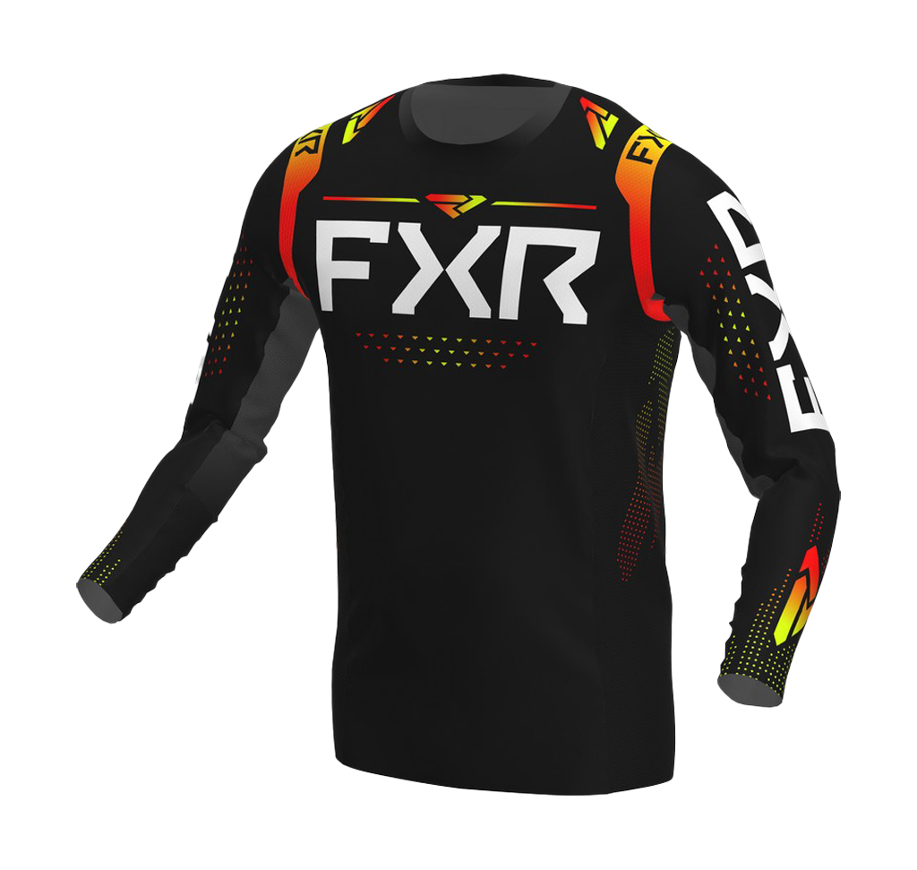 FXR Motocross Jersey Helium - Black / Inferno