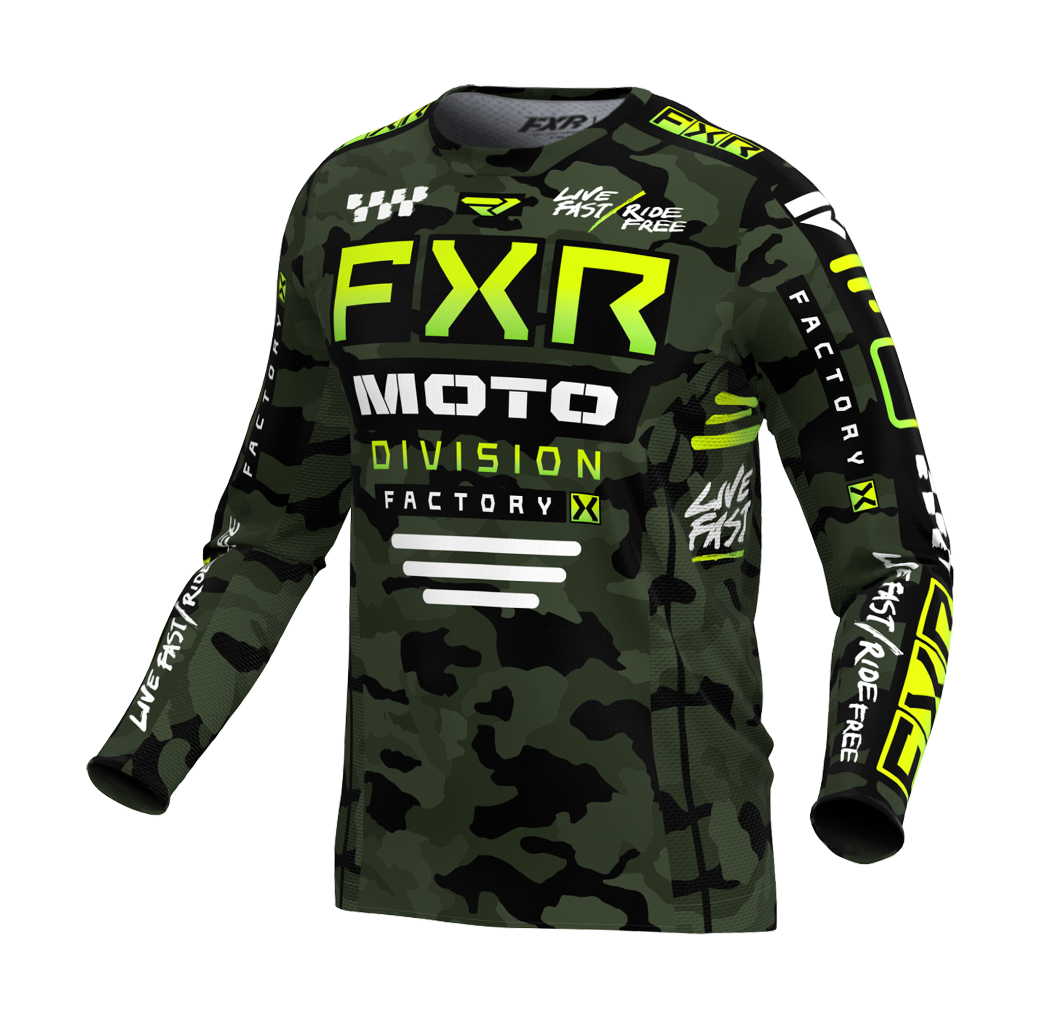 FXR Motocross Jersey Podium Gladiator - Camo