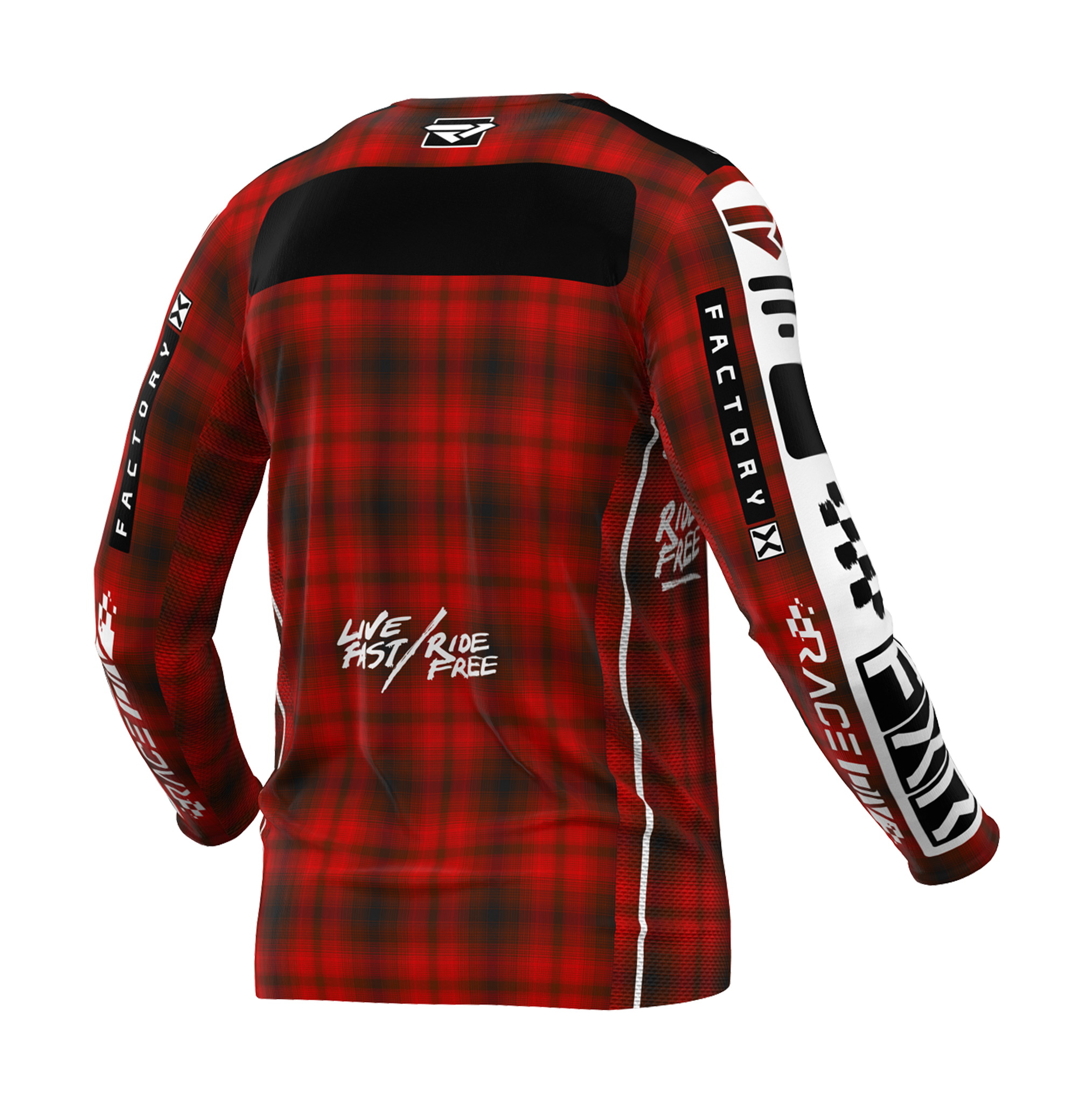 FXR Motocross Jersey Podium Gladiator - Red Plaid