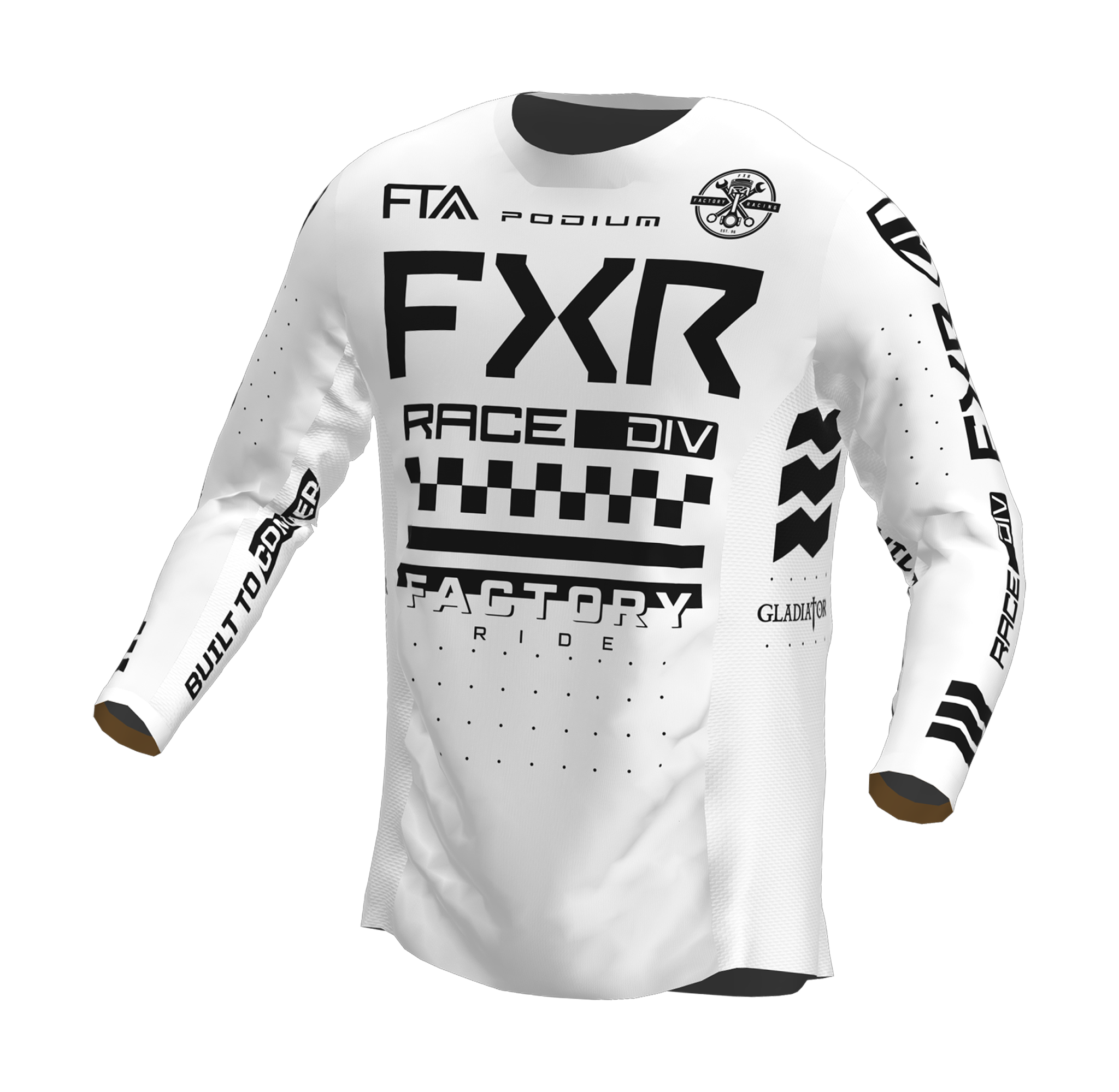 FXR Motocross Gear Podium Gladiator - White