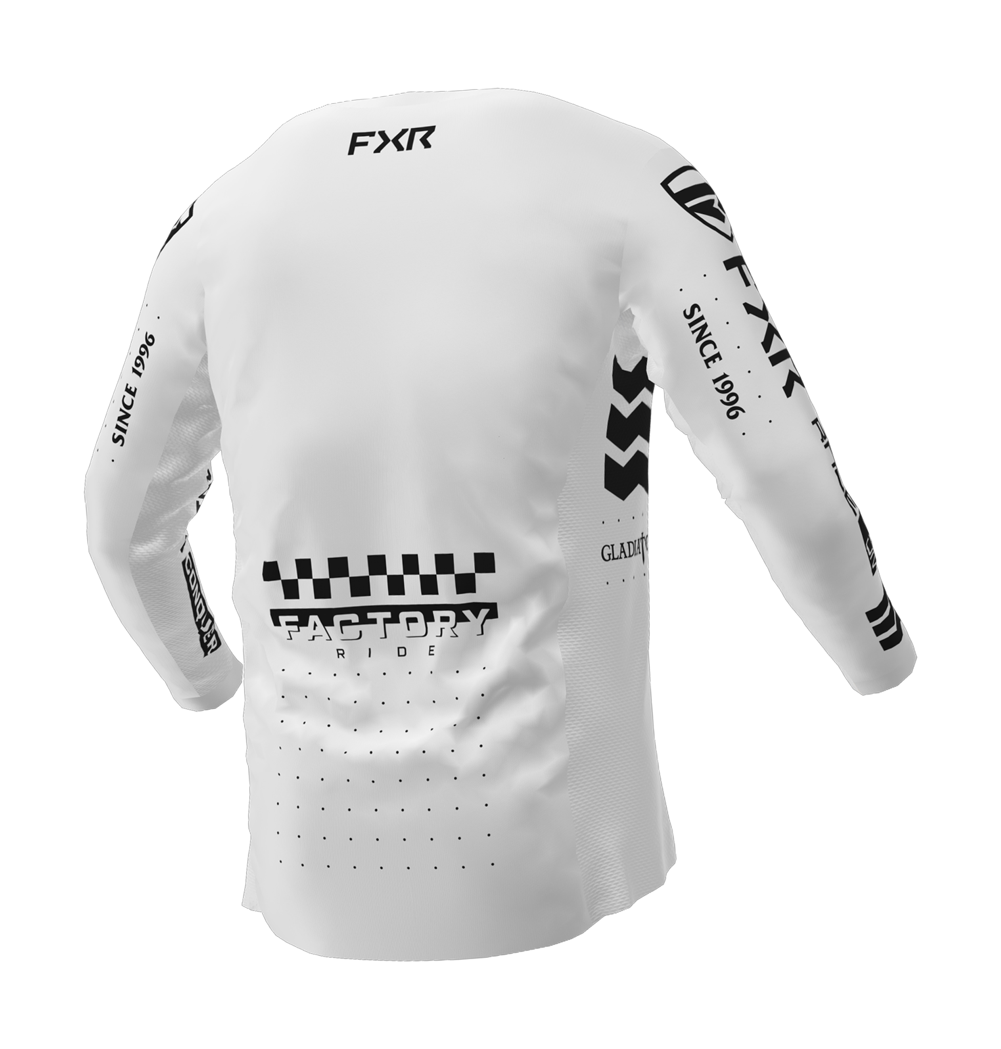 FXR Motocross Jersey Podium Gladiator - White