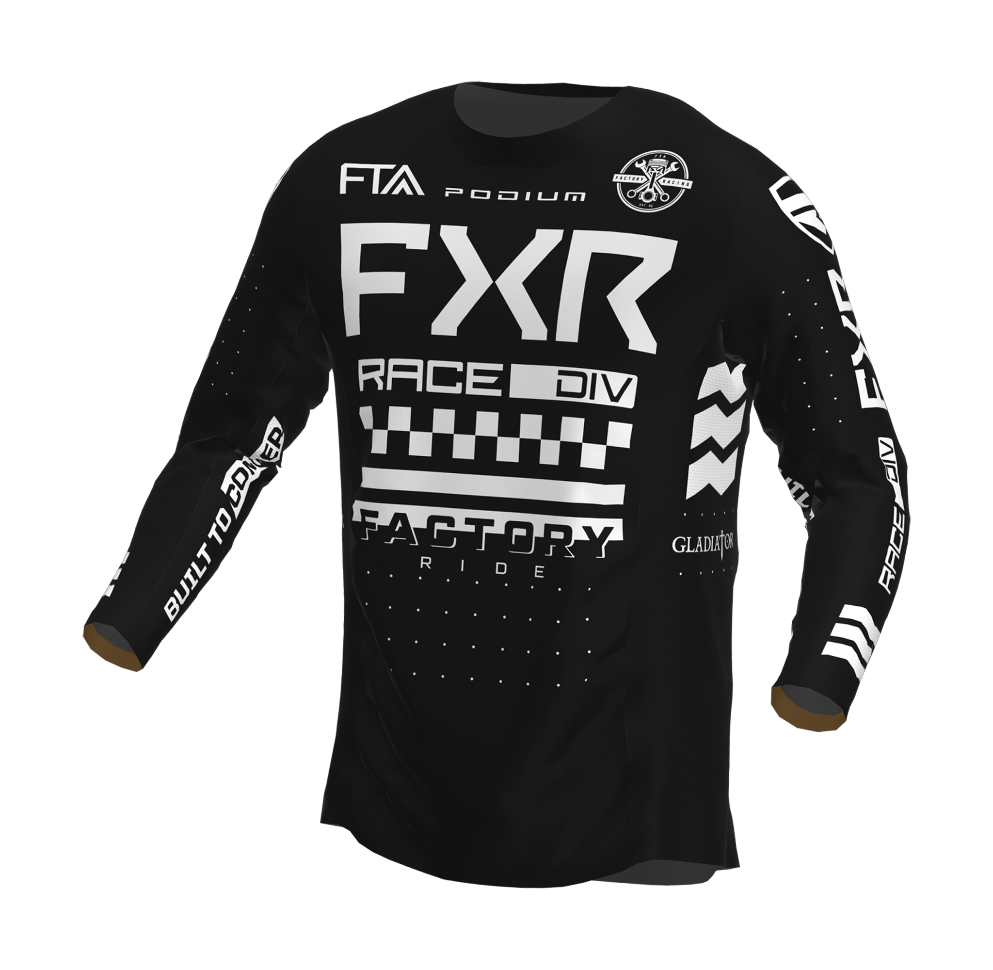 FXR Motocross Gear Podium Gladiator - Black
