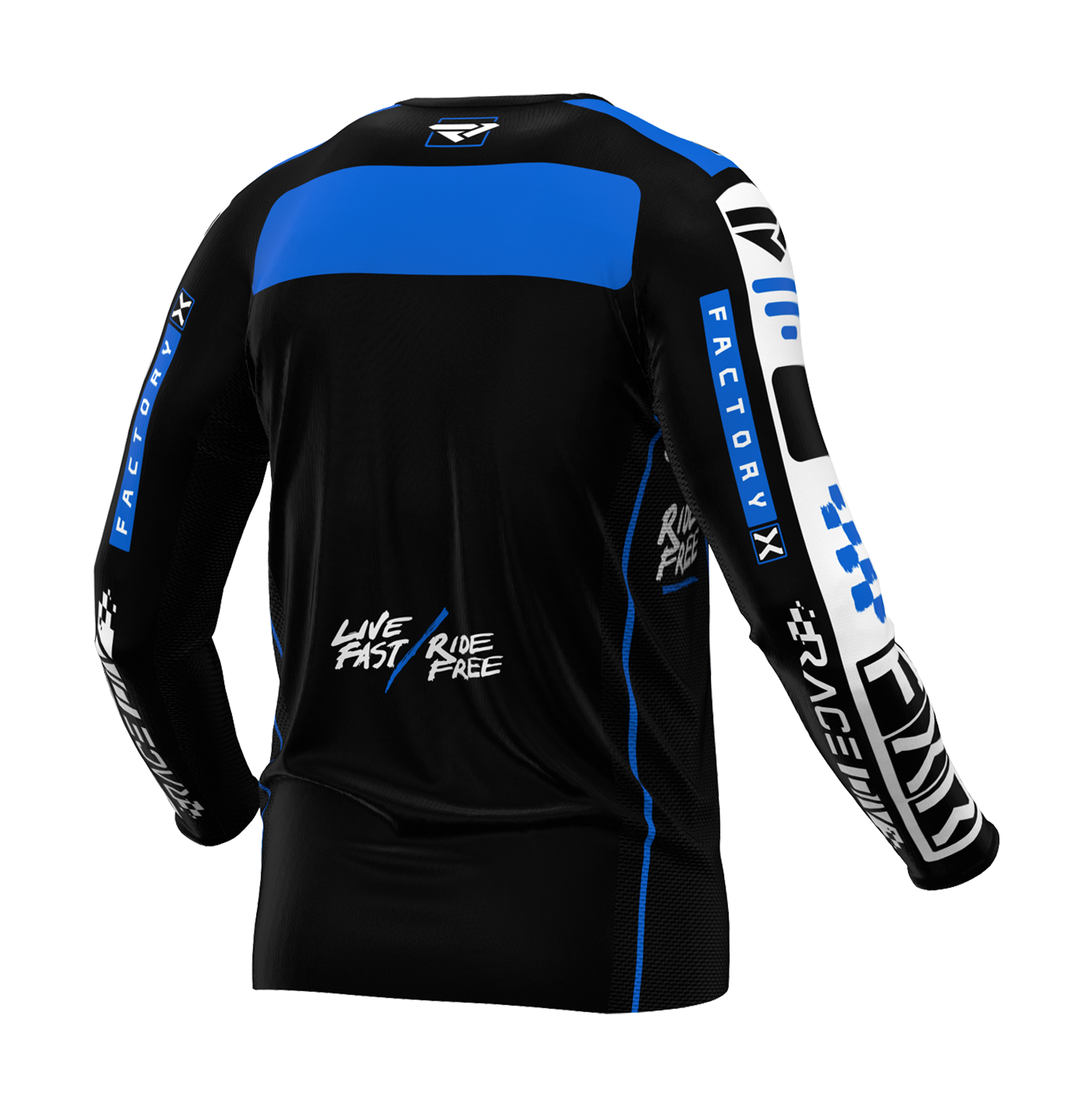 FXR Motocross Jersey Podium Gladiator - Black / Blue