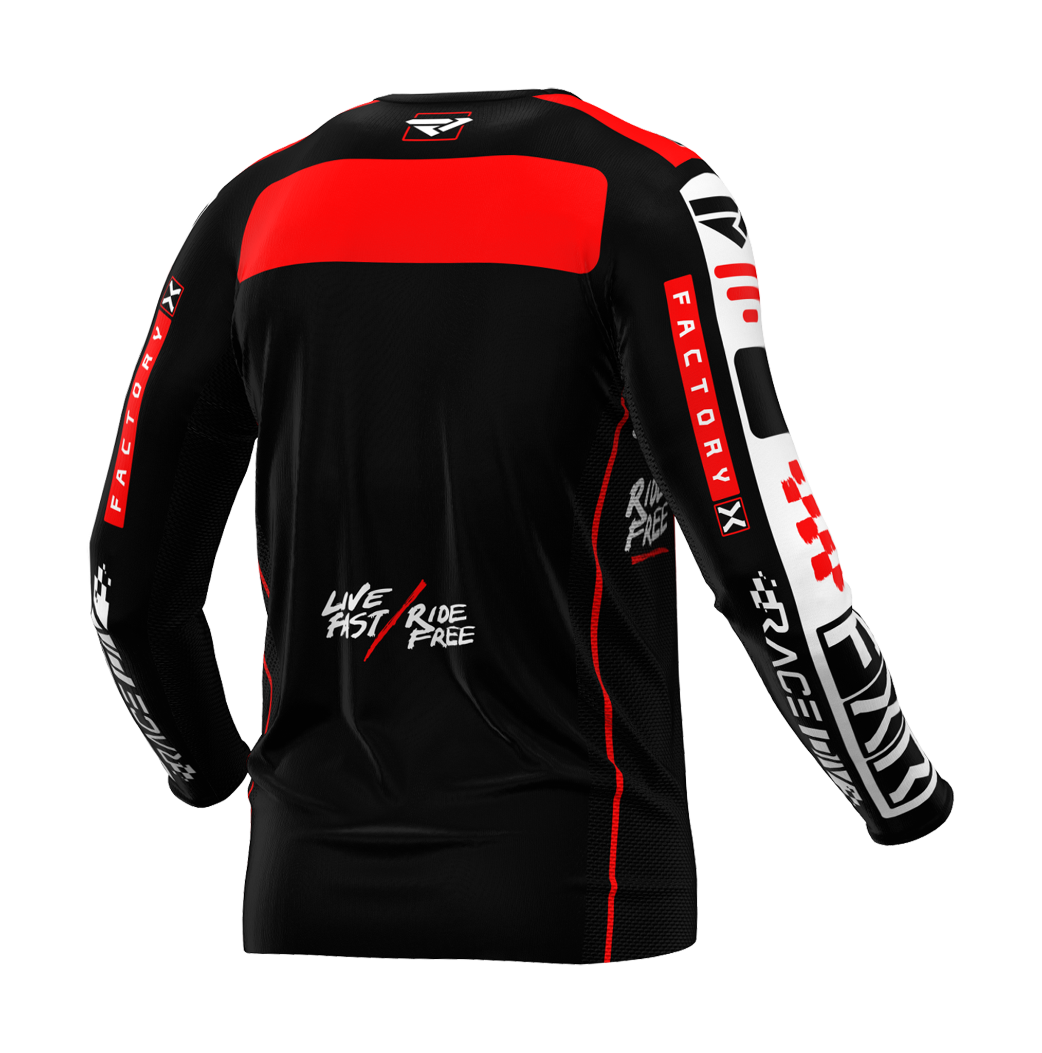 FXR Motocross Jersey Podium Gladiator - Black / Red
