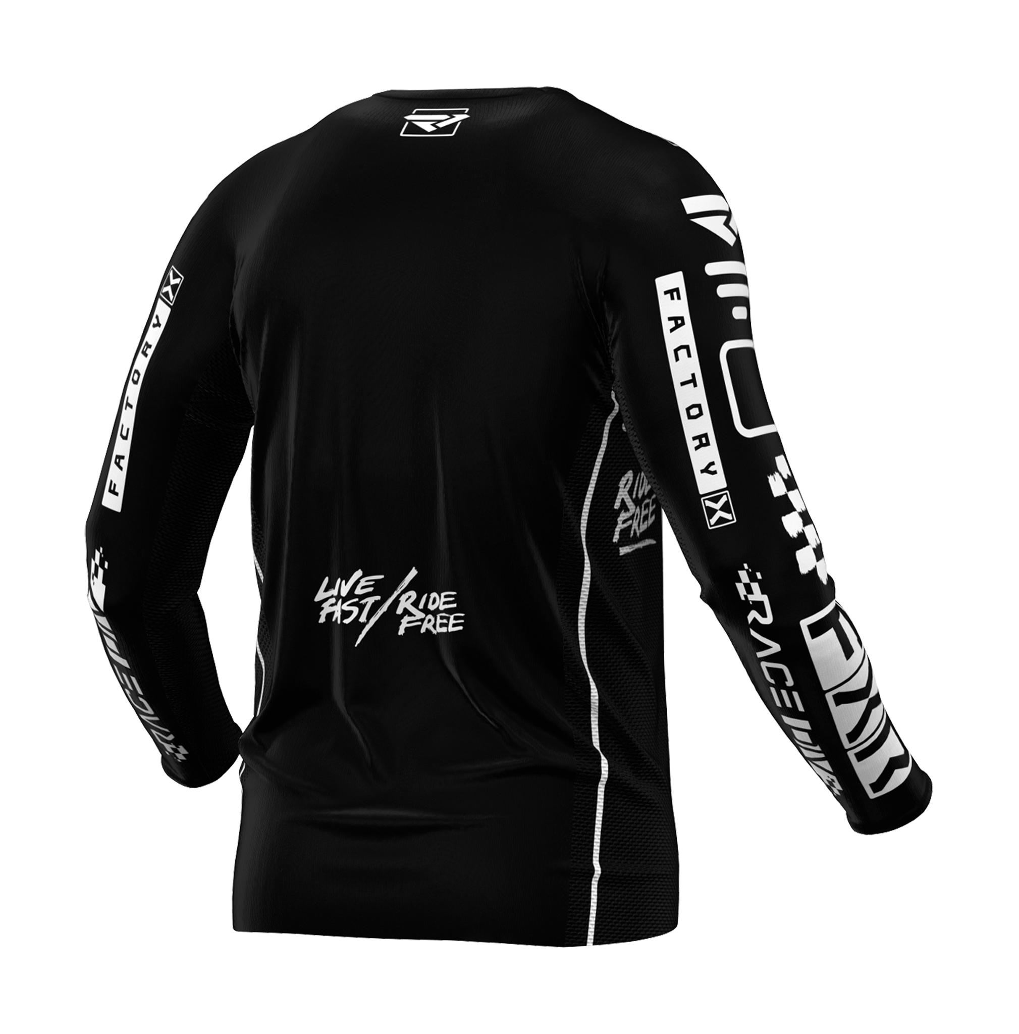 FXR Motocross Jersey Podium Gladiator - Black / White