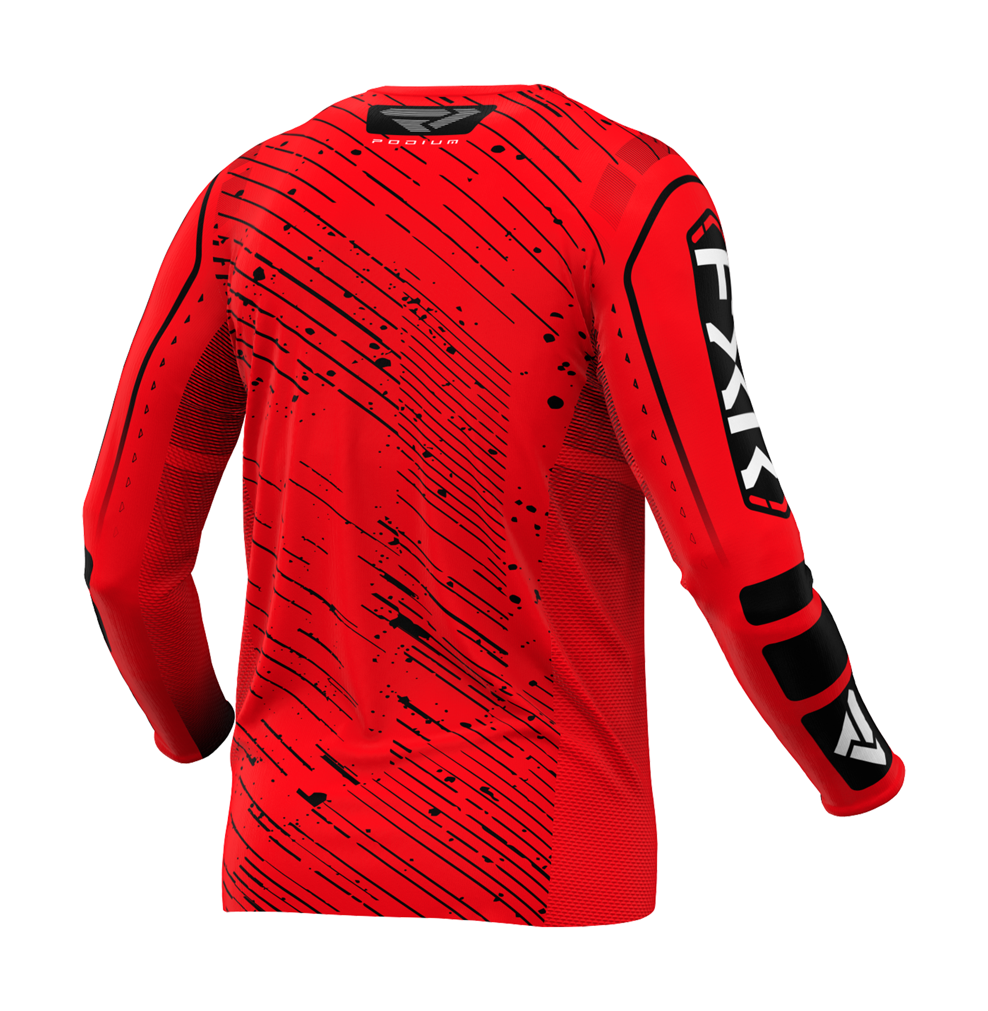 FXR Motocross Jersey Podium - Red / Black