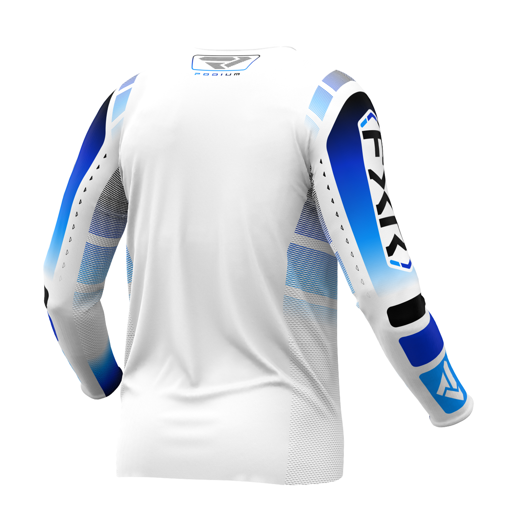FXR Motocross Jersey Podium - White / Blue