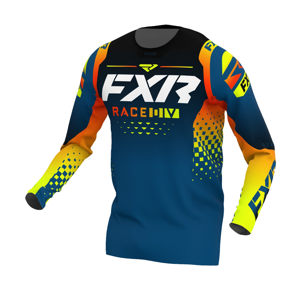 FXR Motocross Jersey Revo - Slate / Inferno