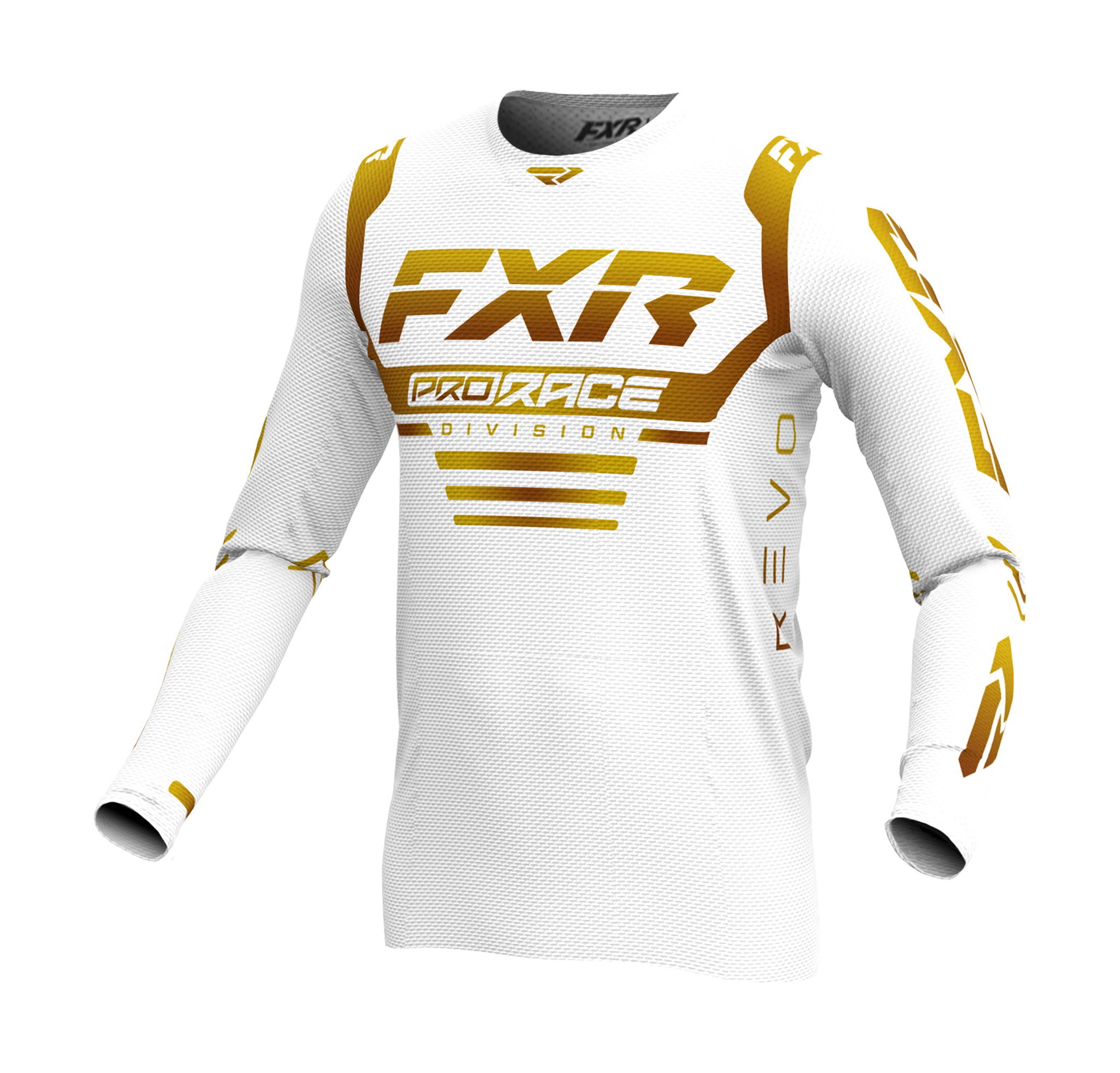 FXR Motocross Jersey Revo - White / Gold