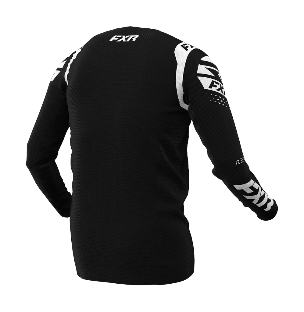FXR Motocross Jersey Revo - Black / White