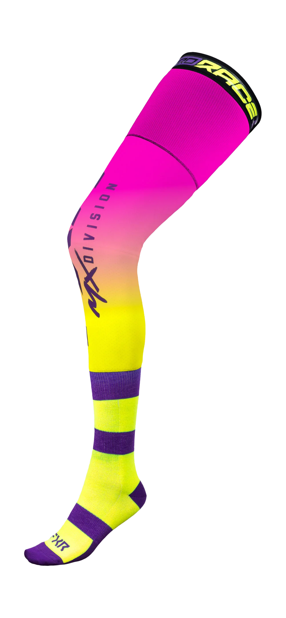 FXR Motocross Socks Long Kneebrace - Led