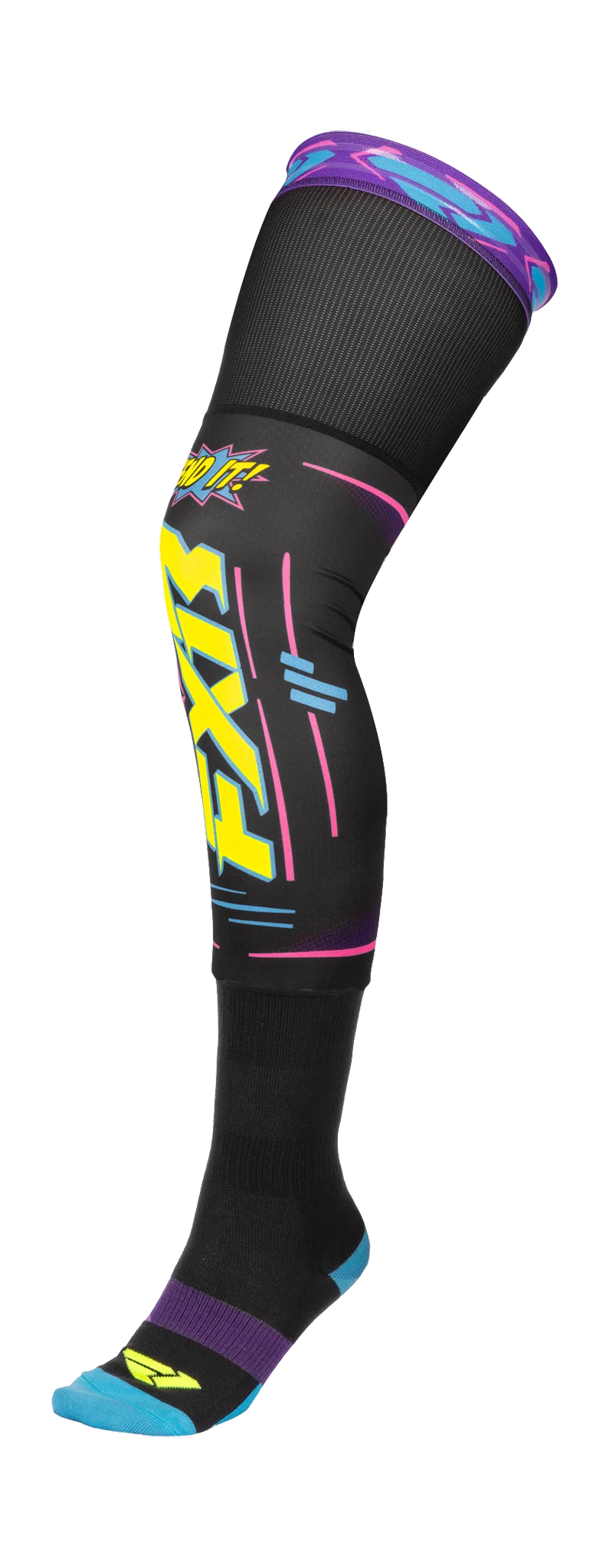 FXR Motocross Socks Long Kneebrace - Sketchy