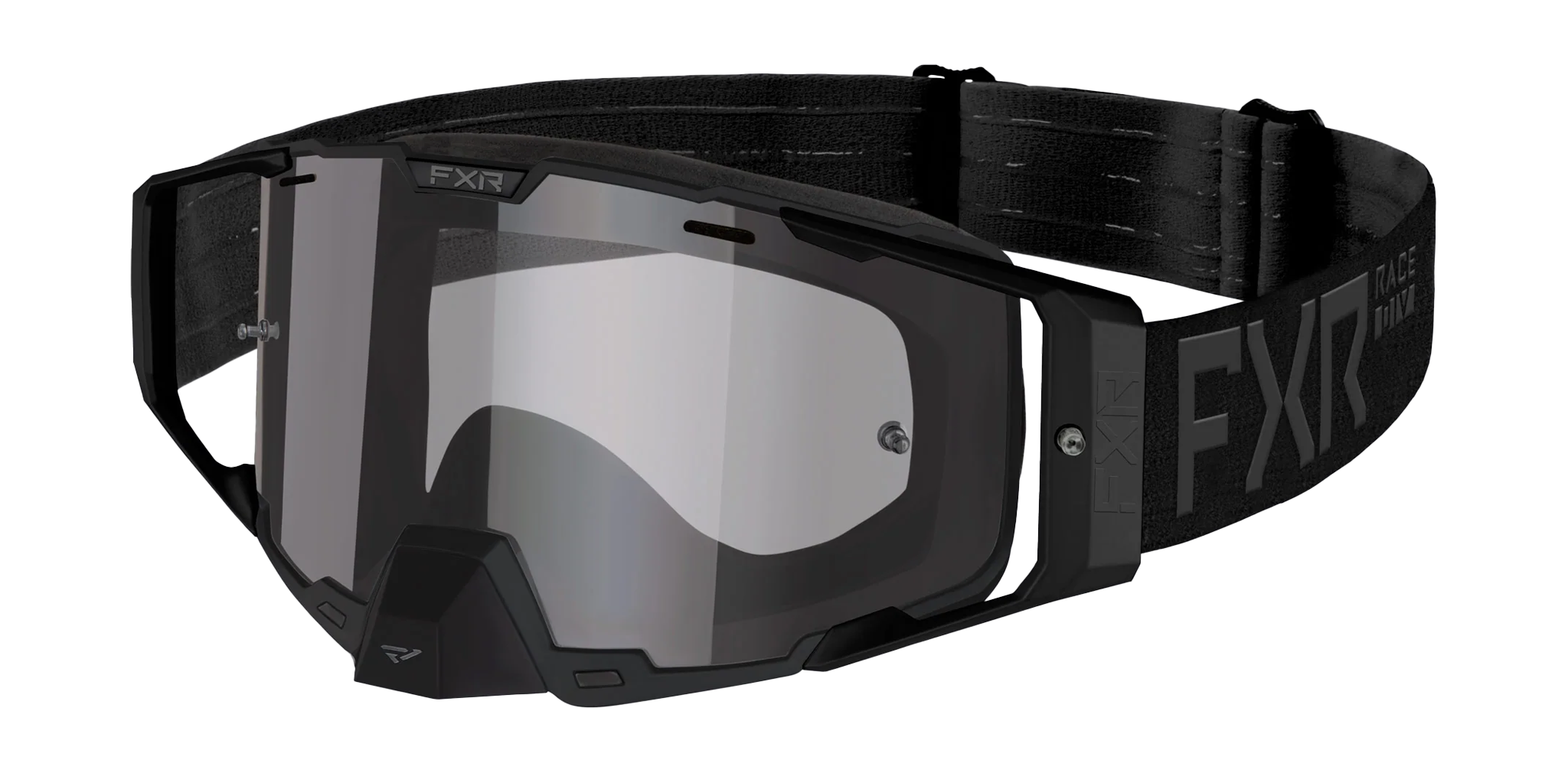 FXR Motocross Goggle Combat - Black Ops - Clear