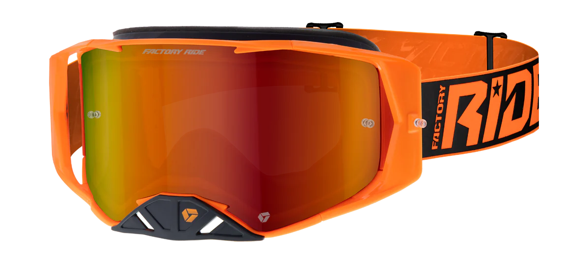 FXR Motocross Goggle Factory Ride - Crush - Bronze / Spectrum