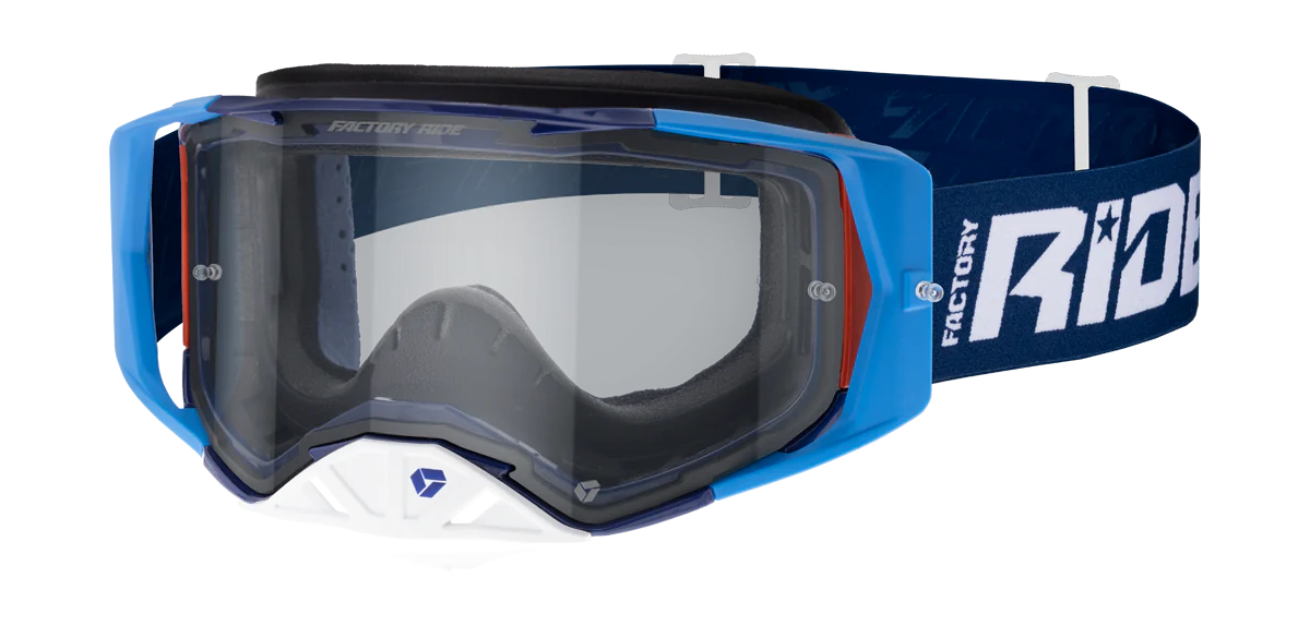FXR Motocross Goggle Factory Ride - Icebox - Clear