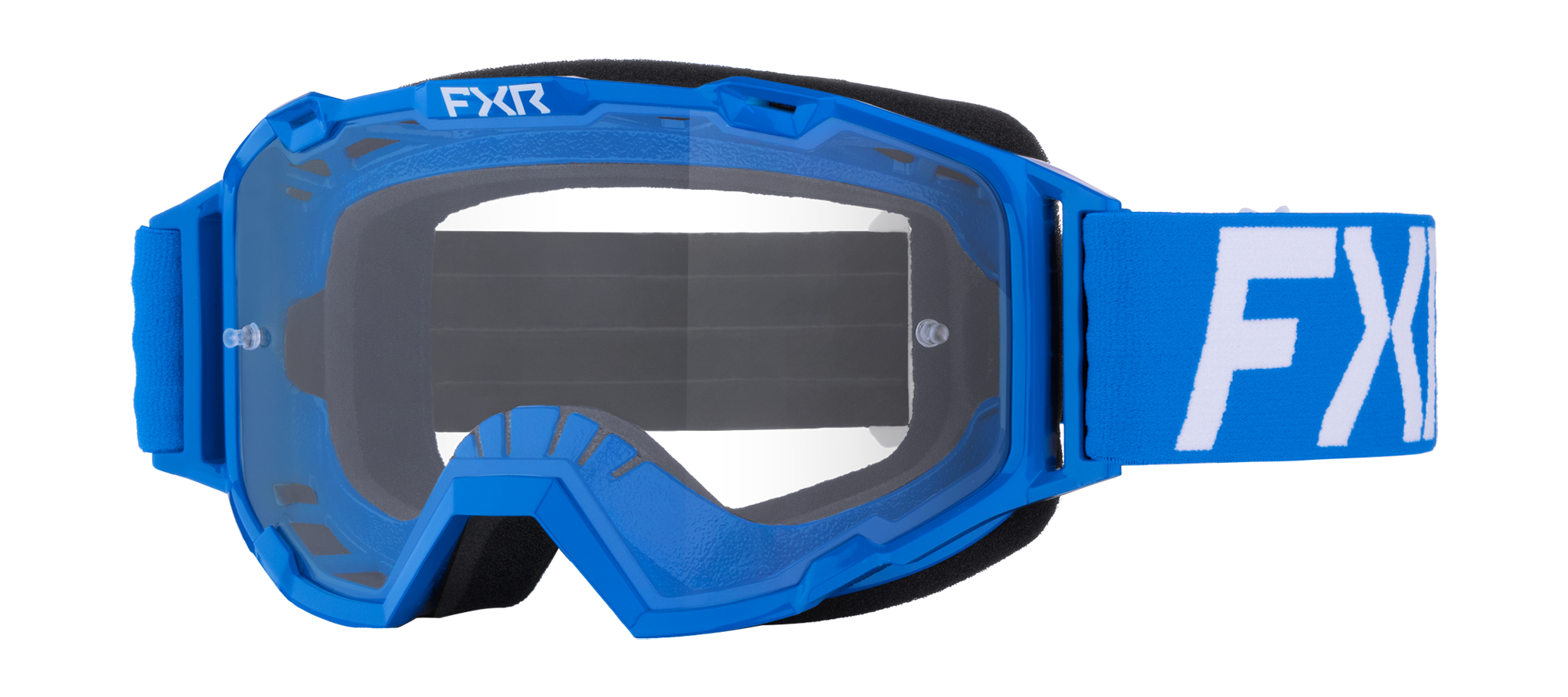 FXR Motocross Goggle Maverick Prime - Blue - Clear