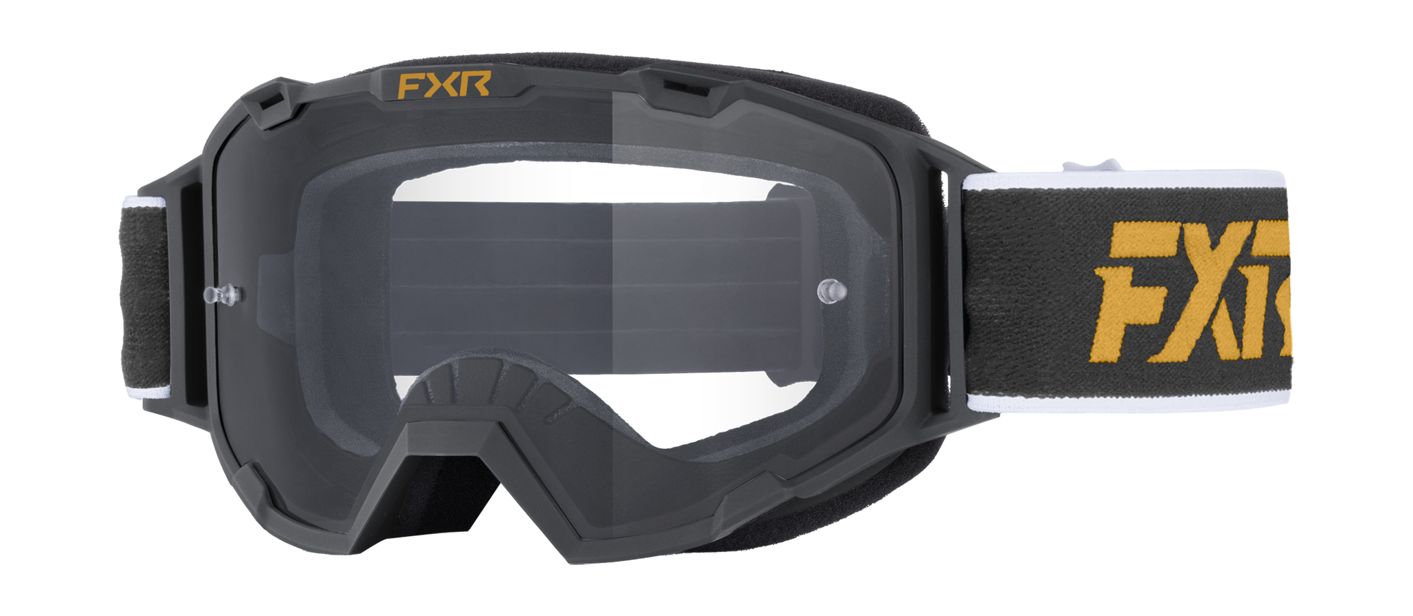 FXR Motocross Goggle Maverick Prime - Graphite - Clear