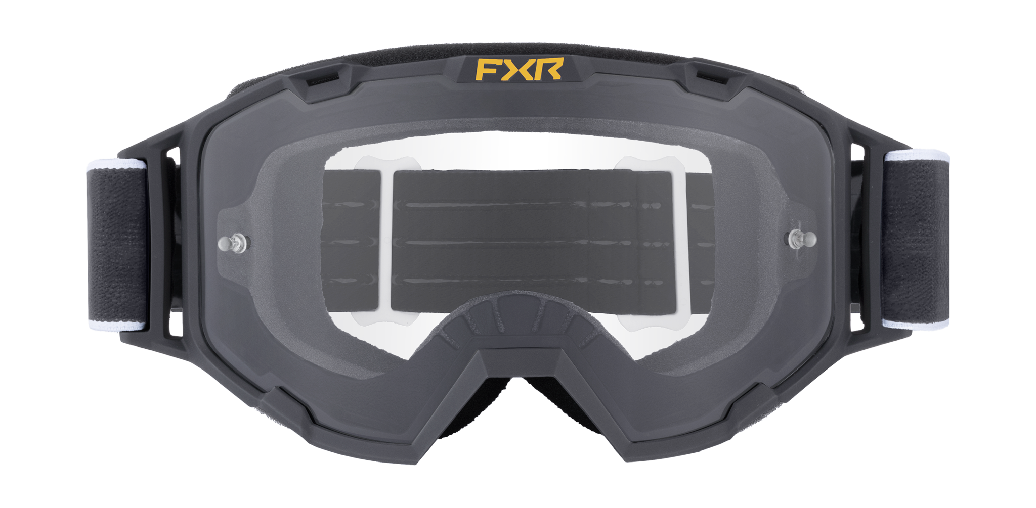 FXR Motocross Goggle Maverick Prime - Graphite - Clear