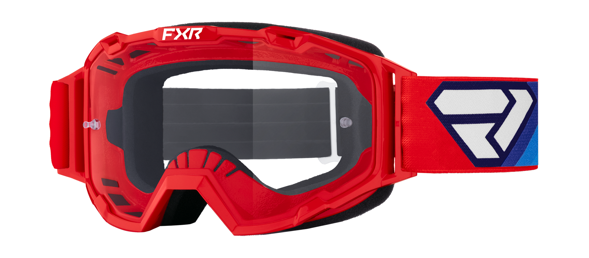 FXR Motocross Goggle Maverick Prime - Red - Clear