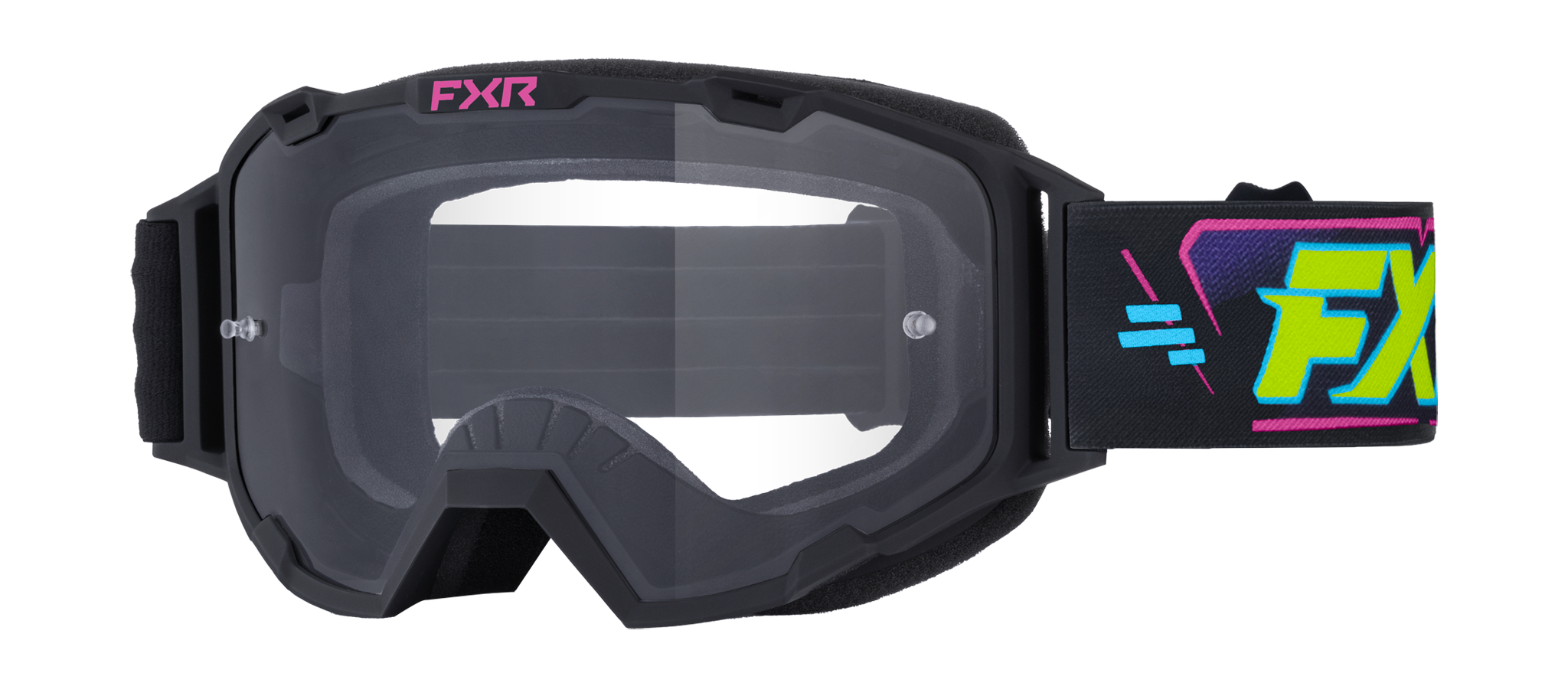 FXR Motocross Goggle Maverick Prime - Sketchy - Clear