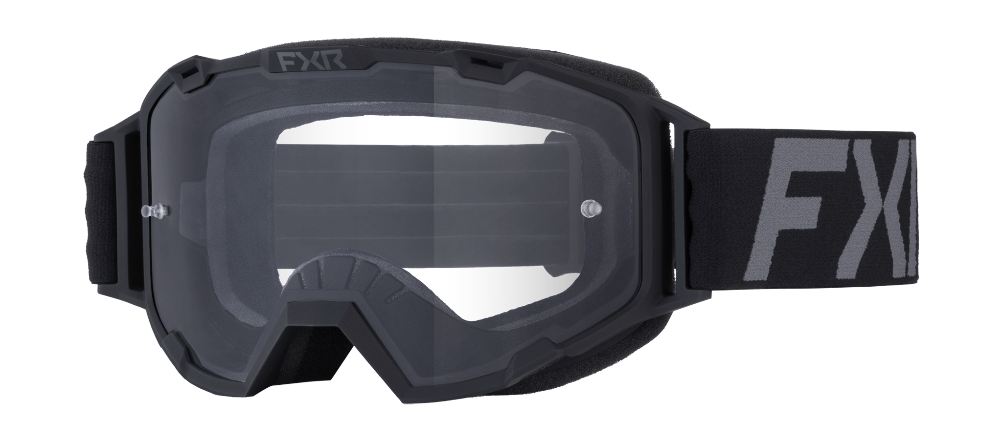 FXR Motocross Goggle Maverick Prime - Black - Clear