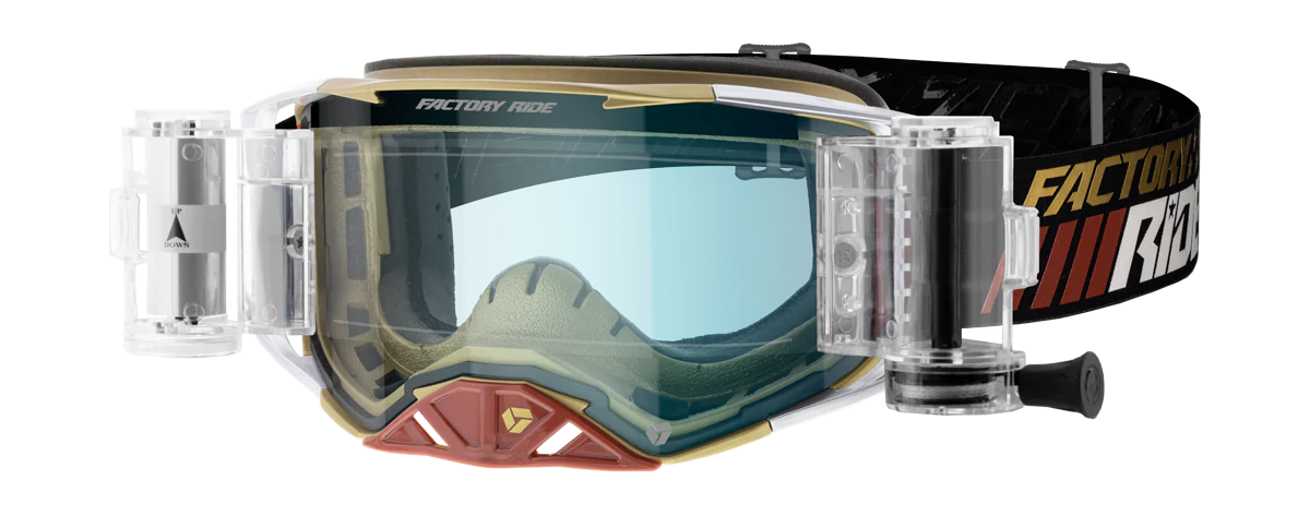 FXR Motocross Goggle Roll-Off Factory Ride - Elite - Clear