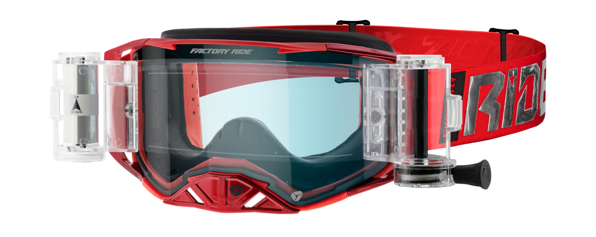 FXR Motocross Goggle Roll-Off Factory Ride - Livid - Clear